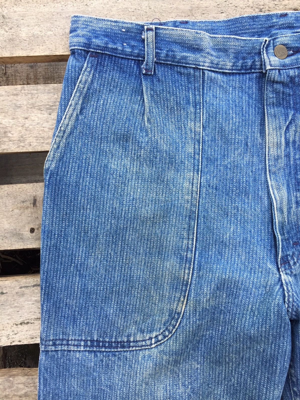 Lee Baggy Jeans 80s Vintage Lee Made in USA mk Size US 36 / EU 52 - 2 Thumbnail
