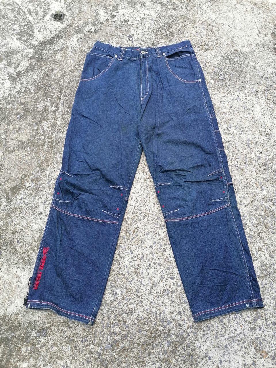 Other Deeper Feelings Nice Design Denim Jeans Size US 34 / EU 50 - 1 Thumbnail