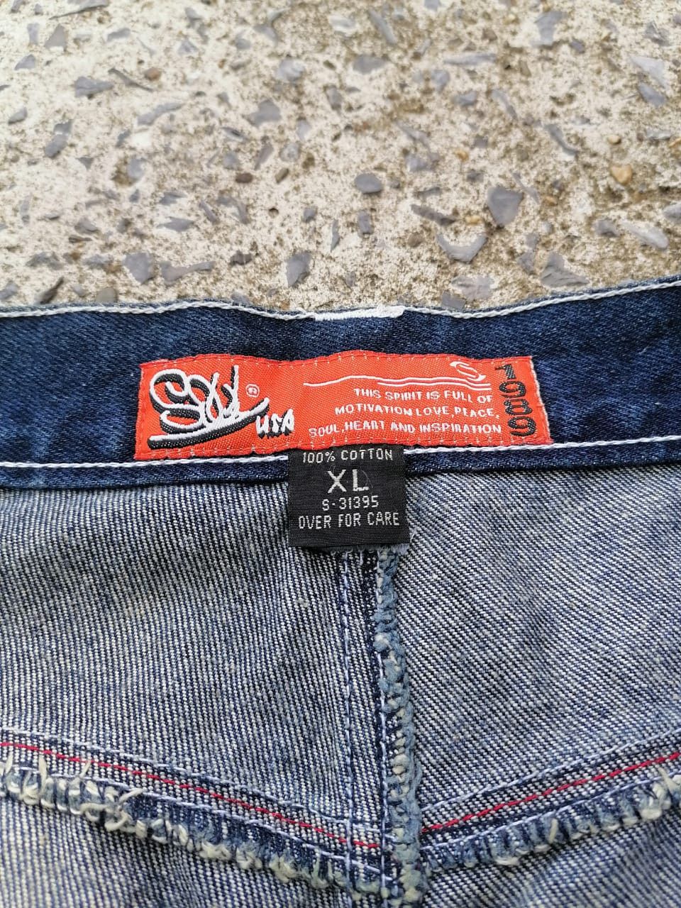 Other Deeper Feelings Nice Design Denim Jeans Size US 34 / EU 50 - 4 Thumbnail