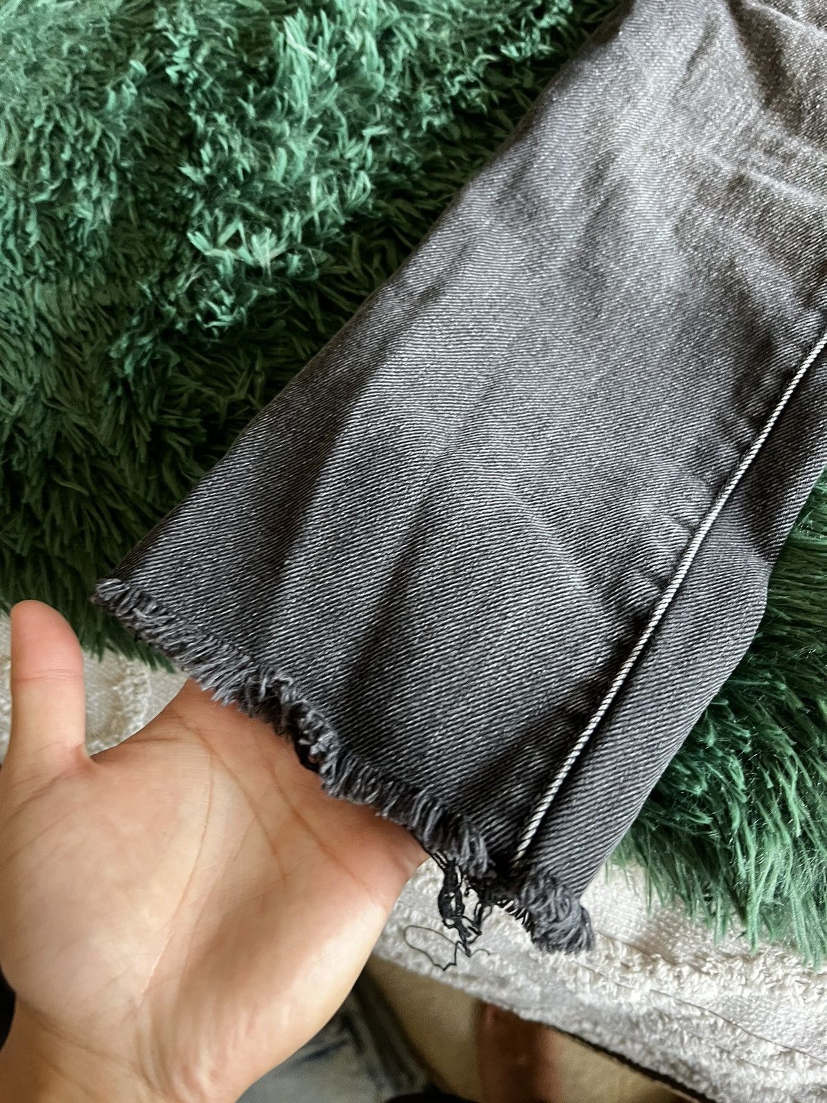 MNML MNML D212 Cropped Black Denim Size US 29 - 2 Thumbnail