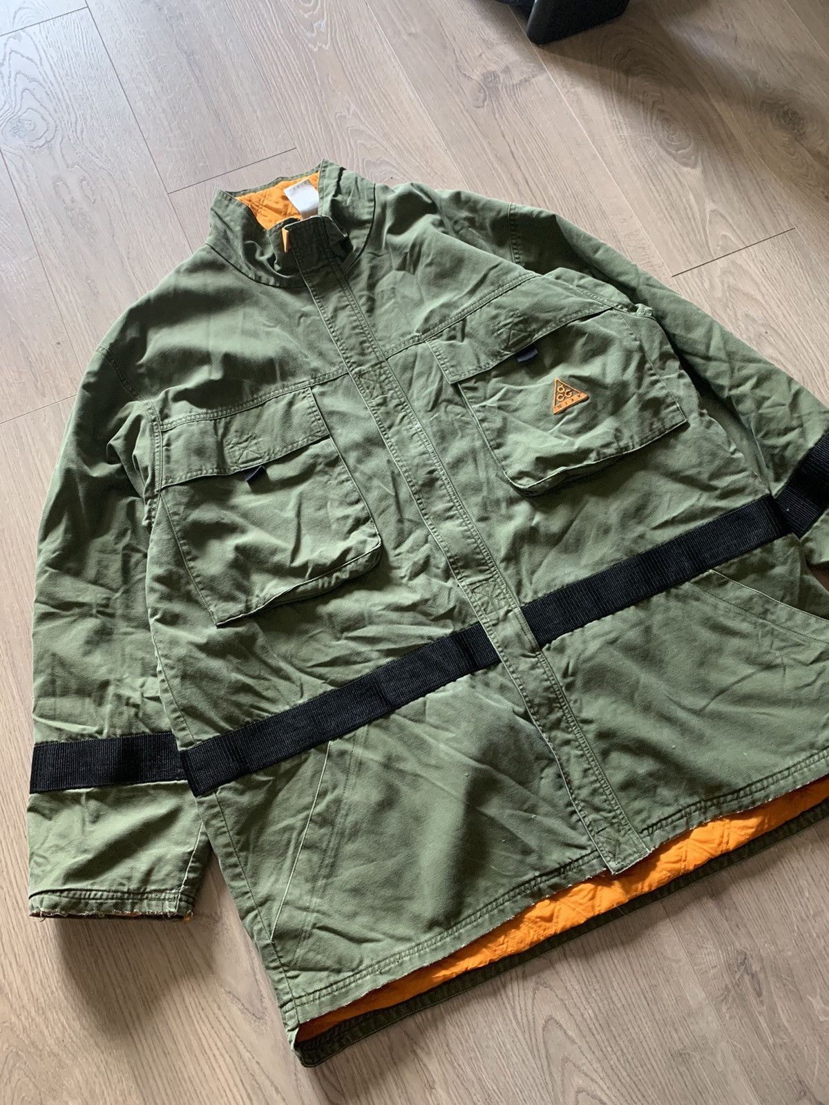 Nike ACG Nike ACG Vintage 90’s Chore Work Jacket Military Size US XXL / EU 58 / 5 - 2 Thumbnail