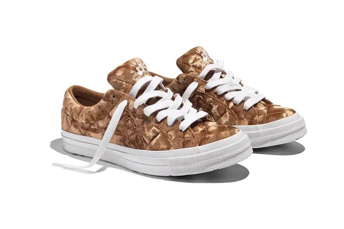 Converse One Star Golf le Fleur Quilted Velvet Brown Sugar
