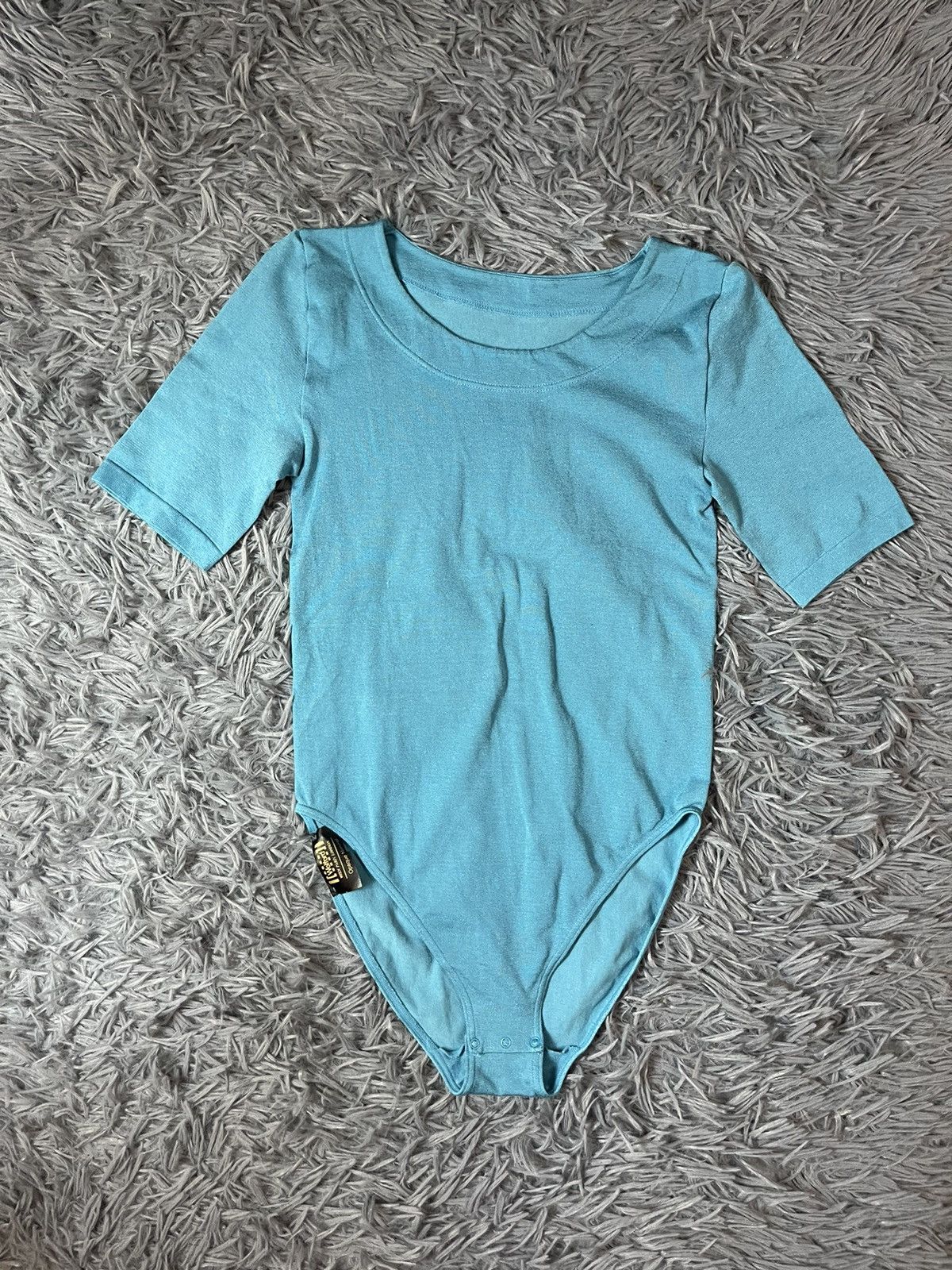 Vintage × Wolford Wolford 00s vintage avant garde blue bodysuit Size S / US 4 / IT 40 - 1 Thumbnail