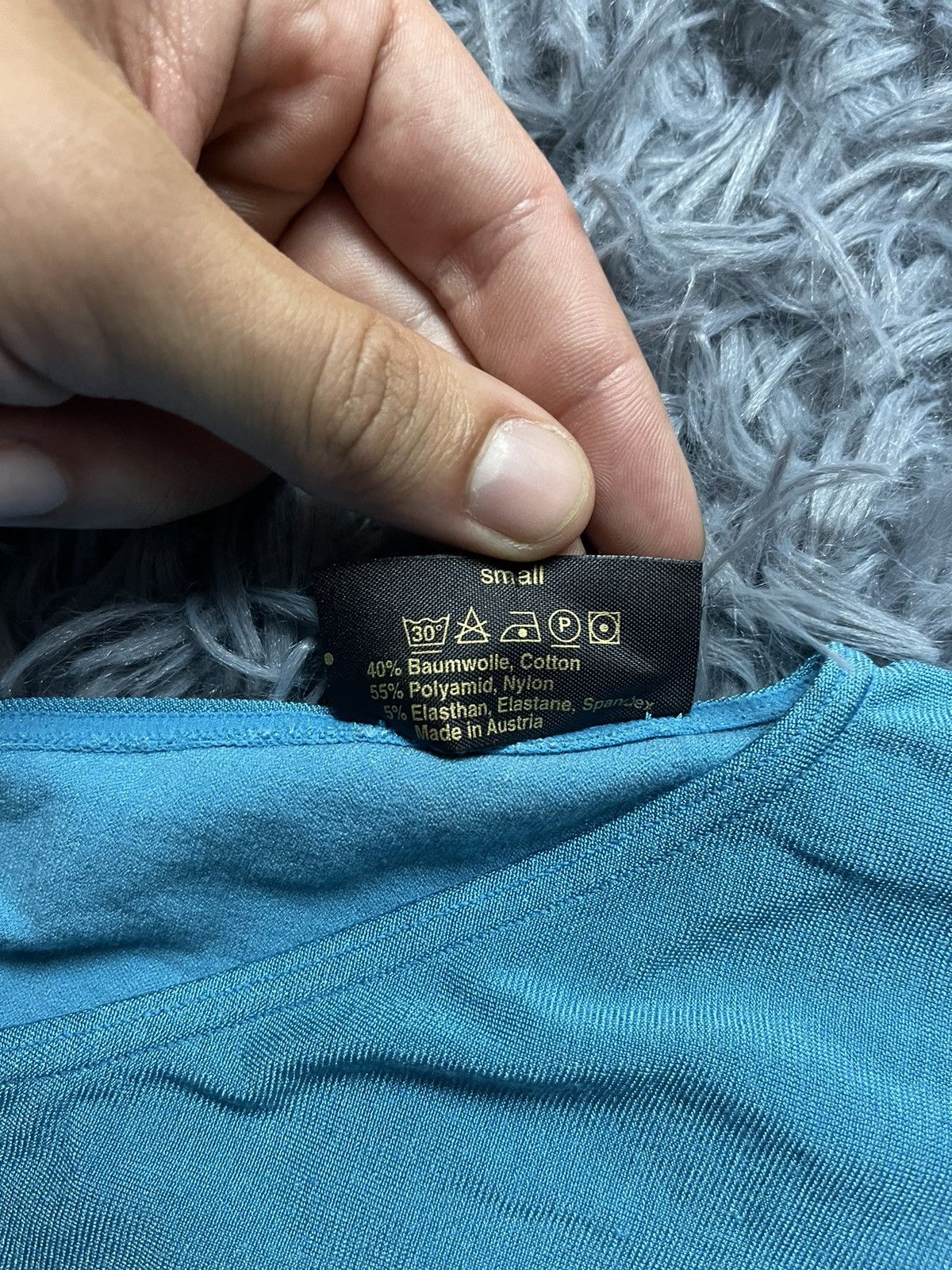 Vintage × Wolford Wolford 00s vintage avant garde blue bodysuit Size S / US 4 / IT 40 - 3 Thumbnail