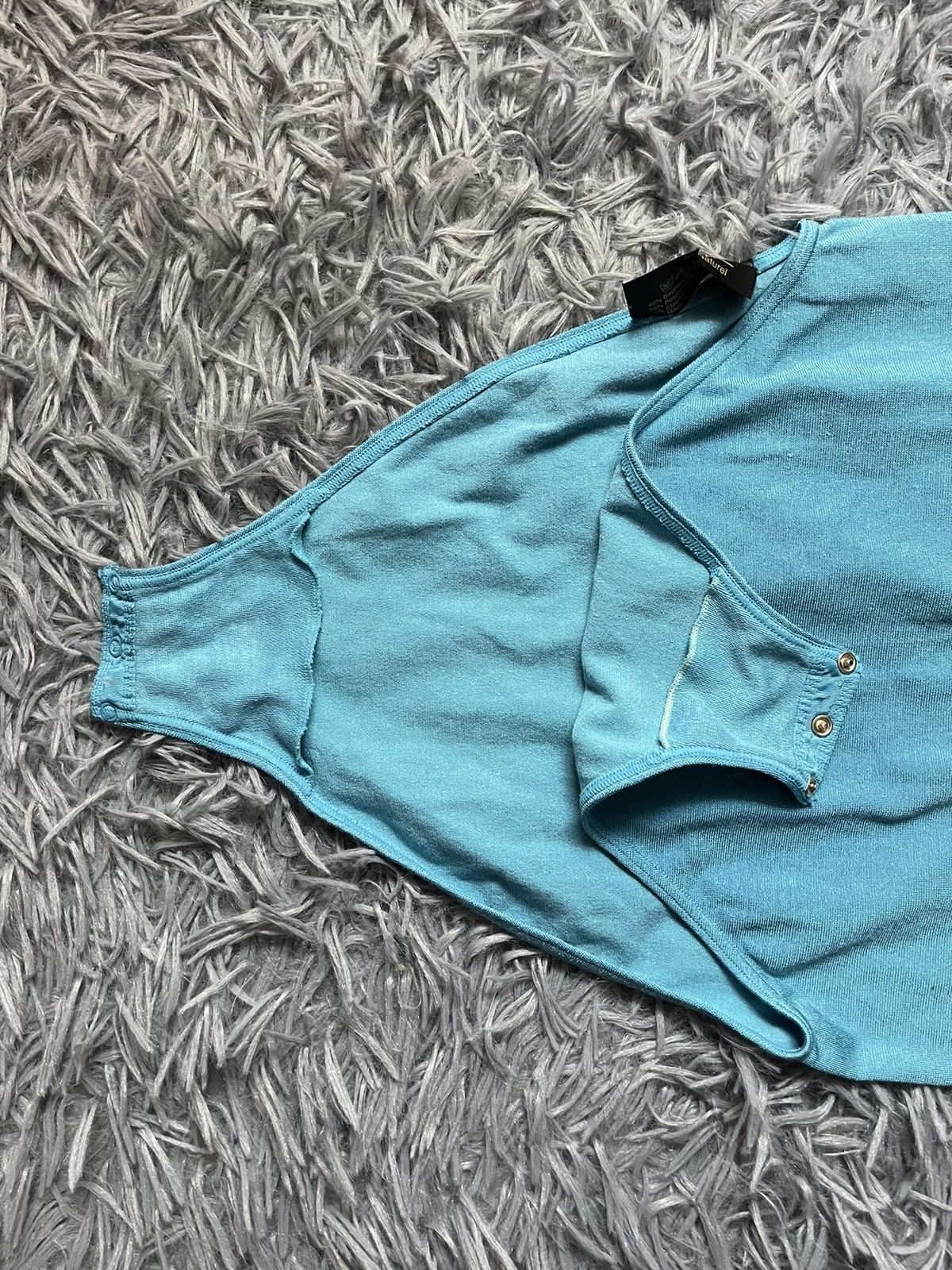 Vintage × Wolford Wolford 00s vintage avant garde blue bodysuit Size S / US 4 / IT 40 - 5 Thumbnail