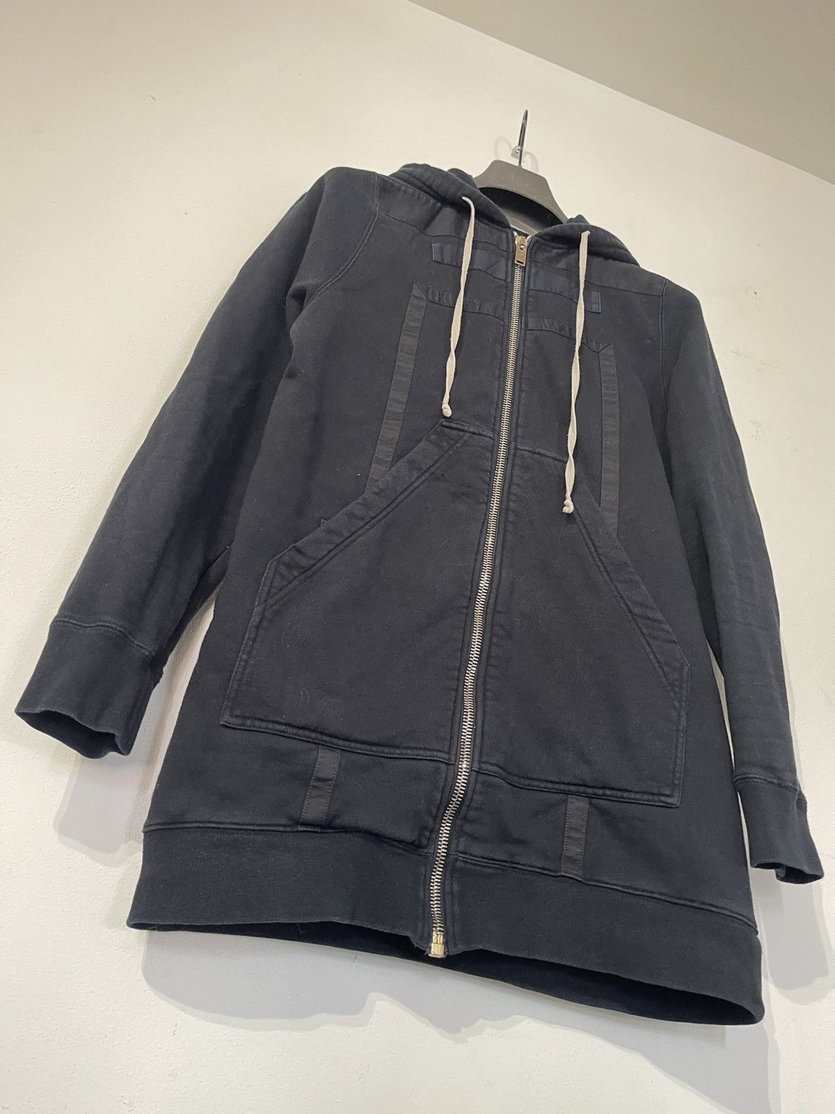 ミ*ー様 Rick Owens DRKSHDW Extended Zip Hoo Sweatshirt Rick Owens DRKSHDW Extended Zip Hoodie DU02C5773