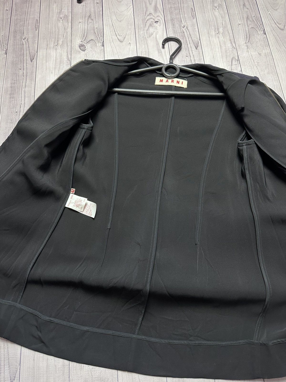 Marni × Vintage Vintage Marni Wool coat rare size 42 Size M / US 6-8 / IT 42-44 - 6 Thumbnail