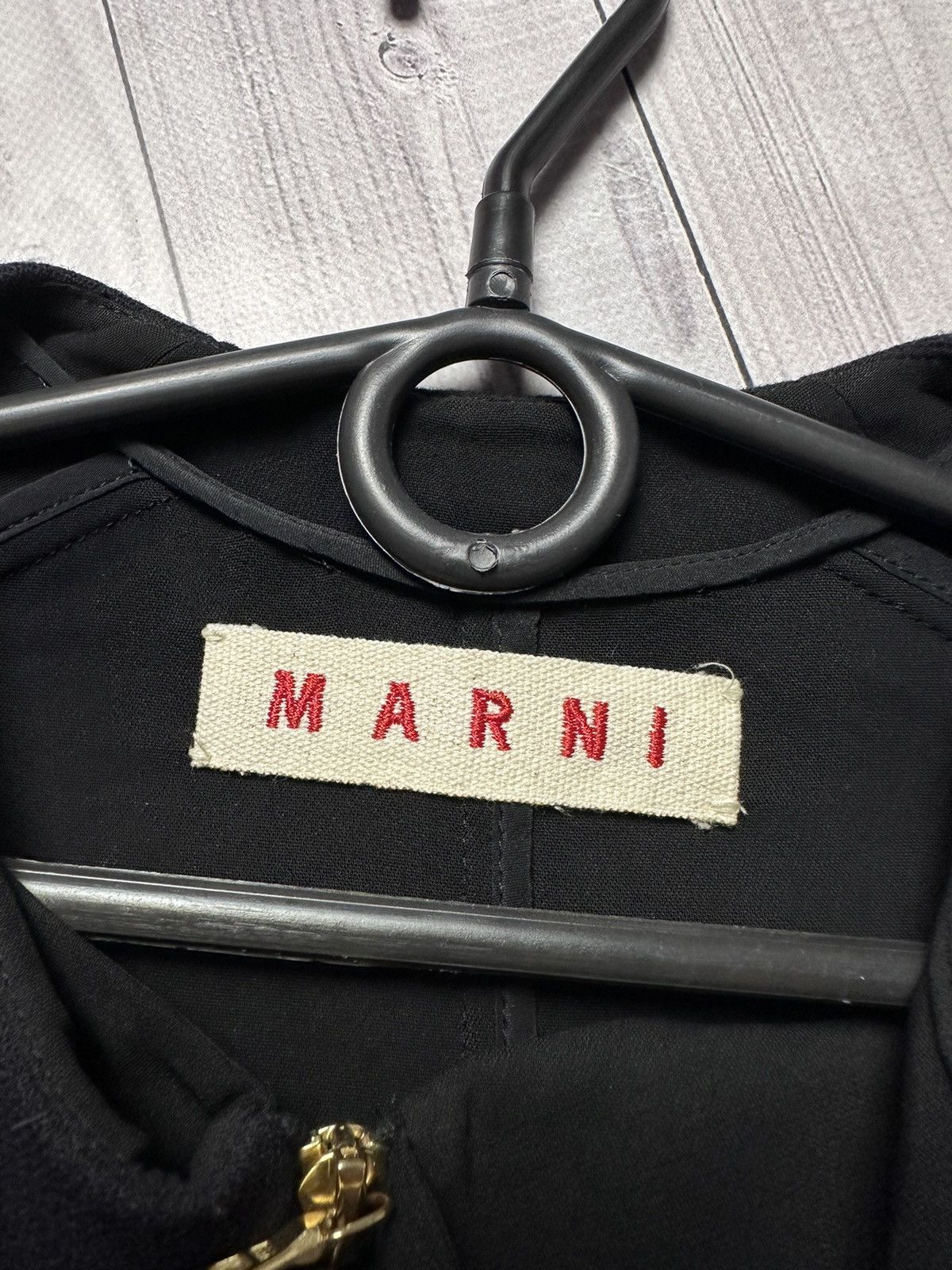 Marni × Vintage Vintage Marni Wool coat rare size 42 Size M / US 6-8 / IT 42-44 - 3 Thumbnail