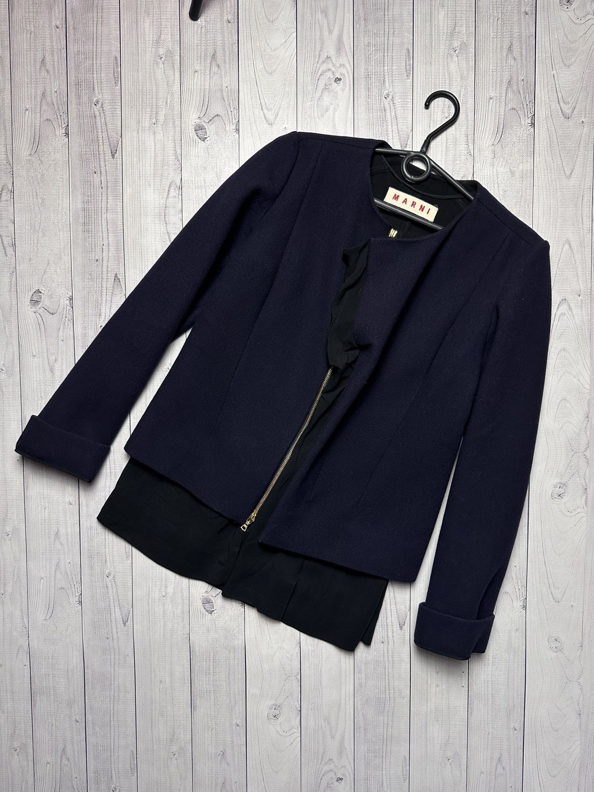Marni × Vintage Vintage Marni Wool coat rare size 42 Size M / US 6-8 / IT 42-44 - 1 Thumbnail