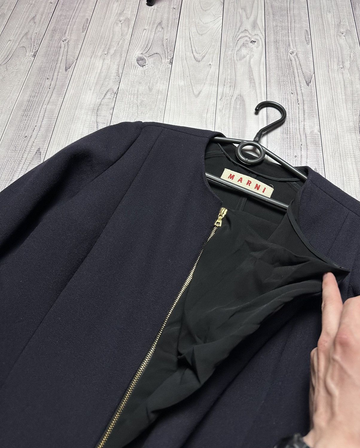 Marni × Vintage Vintage Marni Wool coat rare size 42 Size M / US 6-8 / IT 42-44 - 2 Thumbnail