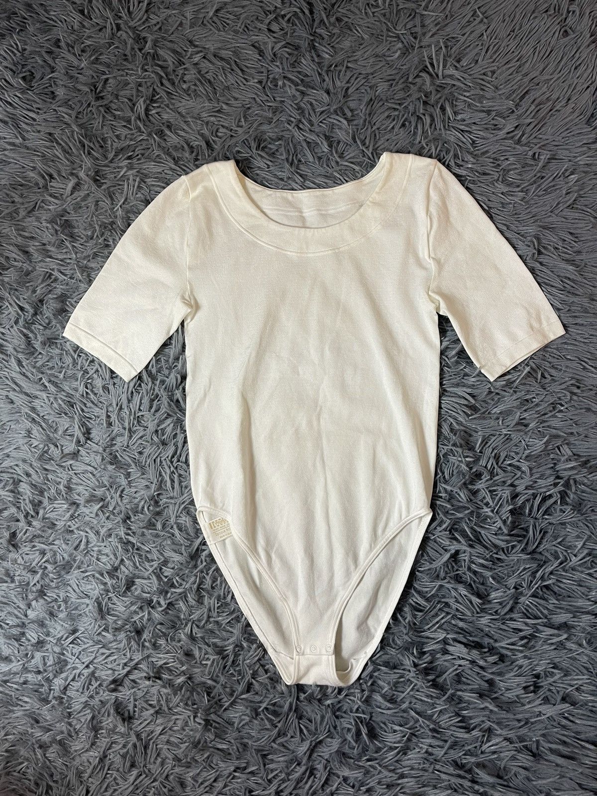 Vintage × Wolford Wolford 00s vintage avant garde white bodysuit Size S / US 4 / IT 40 - 1 Thumbnail