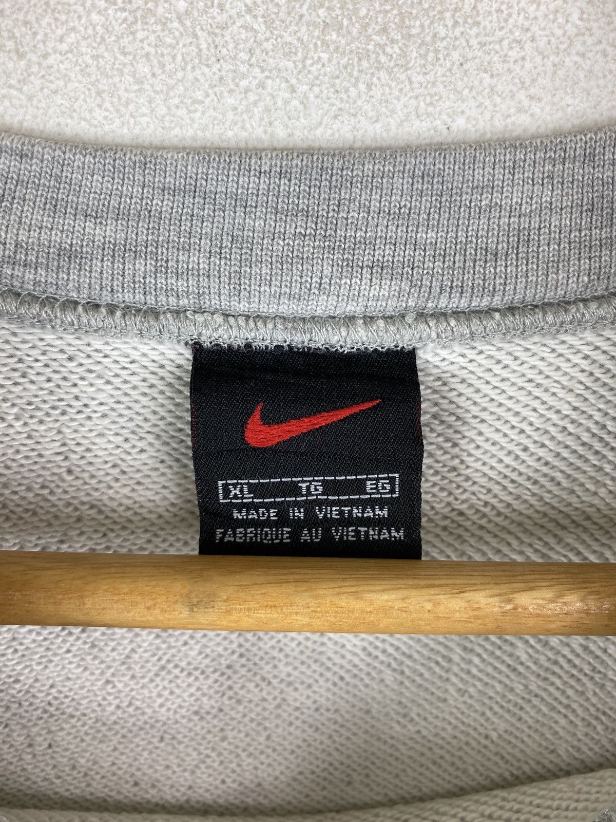 Nike × Vintage VINTAGE NIKE SWOOSH SMALL LOGO SPORTSWEAR SWEATSHIRT JUMPER Size US L / EU 52-54 / 3 - 4 Thumbnail