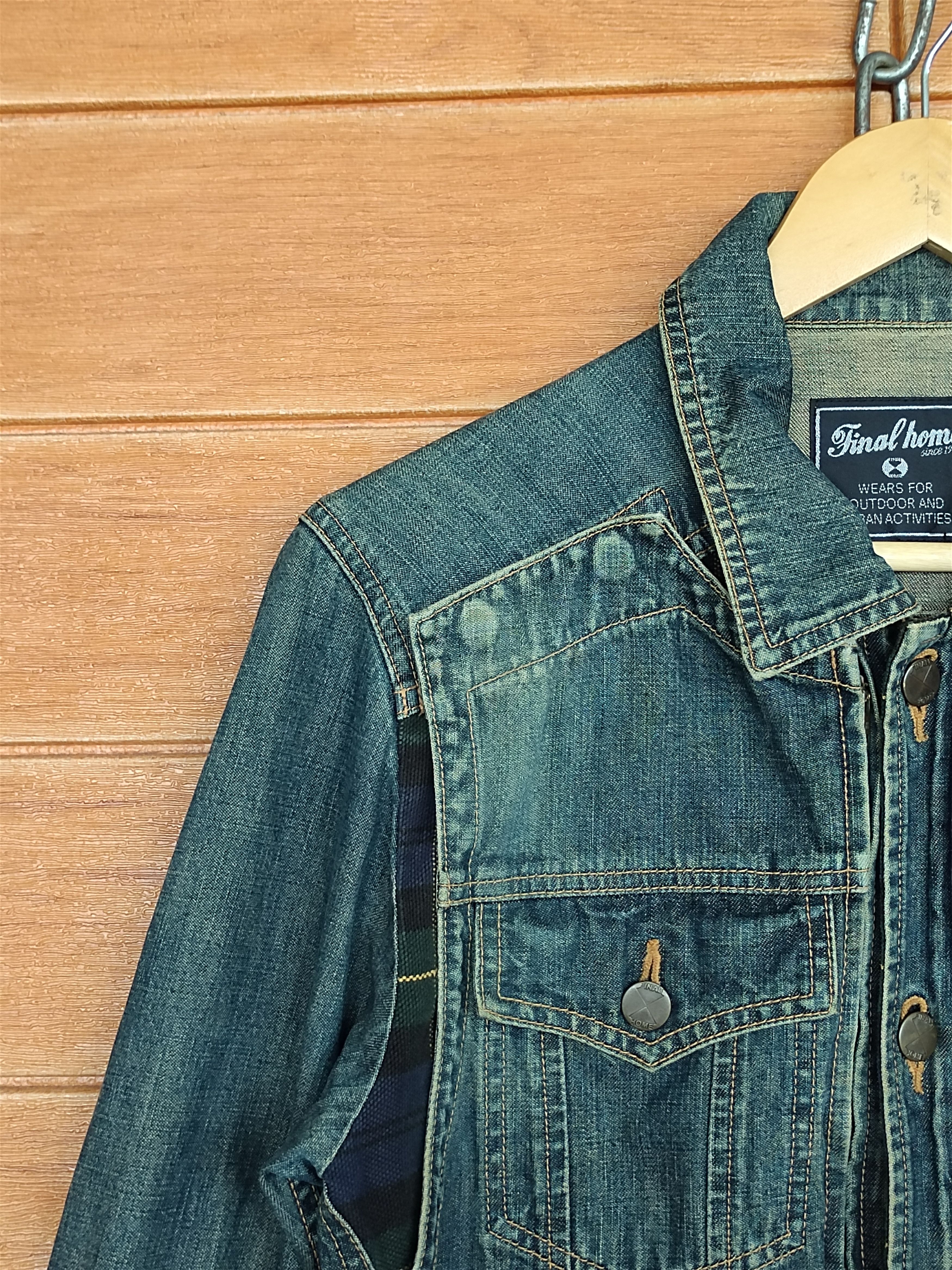 Final Home Iconic Piece Issey Miyake Final Home Open Chest Denim Jacket Size US S / EU 44-46 / 1 - 5 Thumbnail