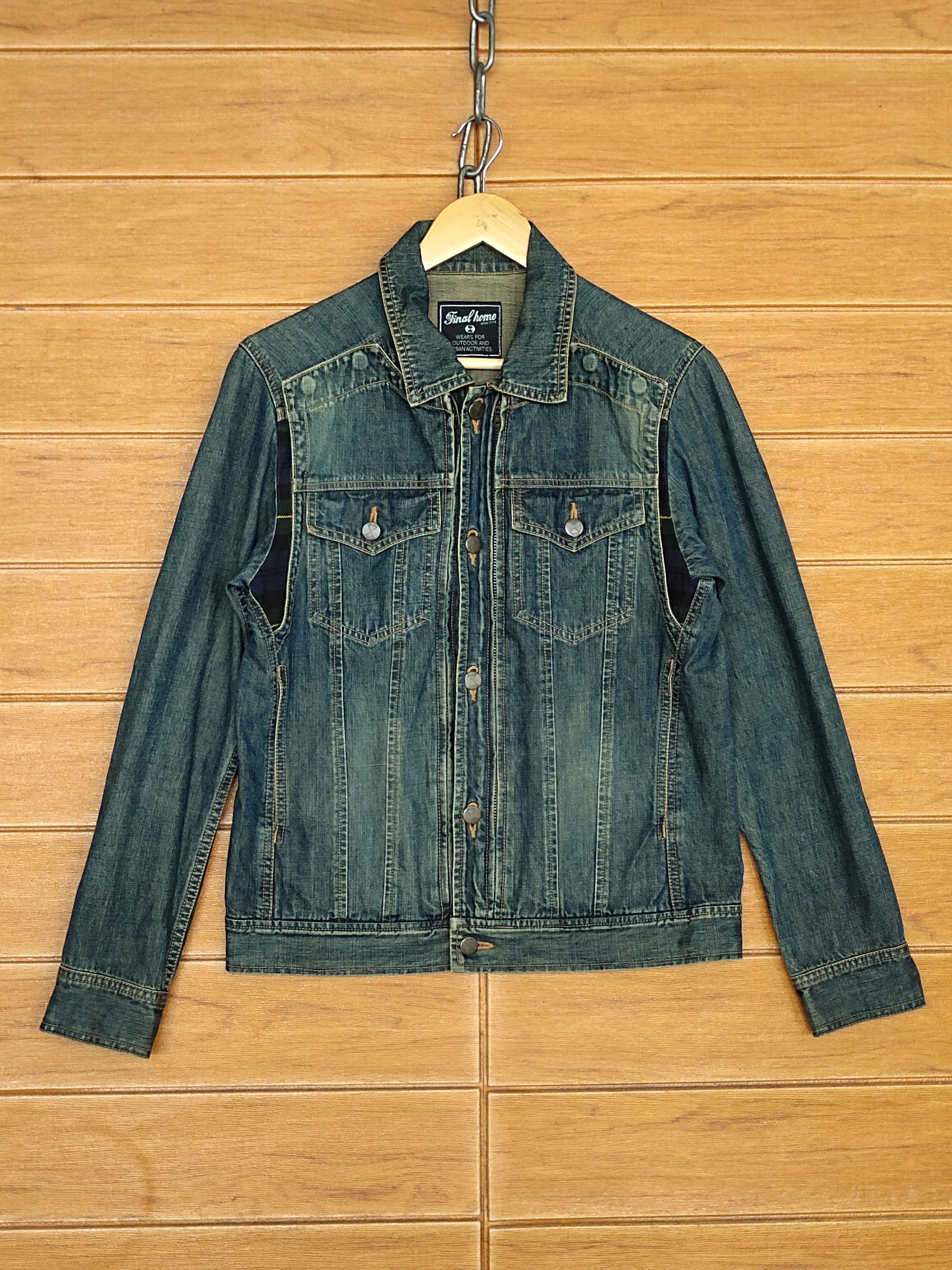 Final Home Iconic Piece Issey Miyake Final Home Open Chest Denim Jacket Size US S / EU 44-46 / 1 - 2 Thumbnail