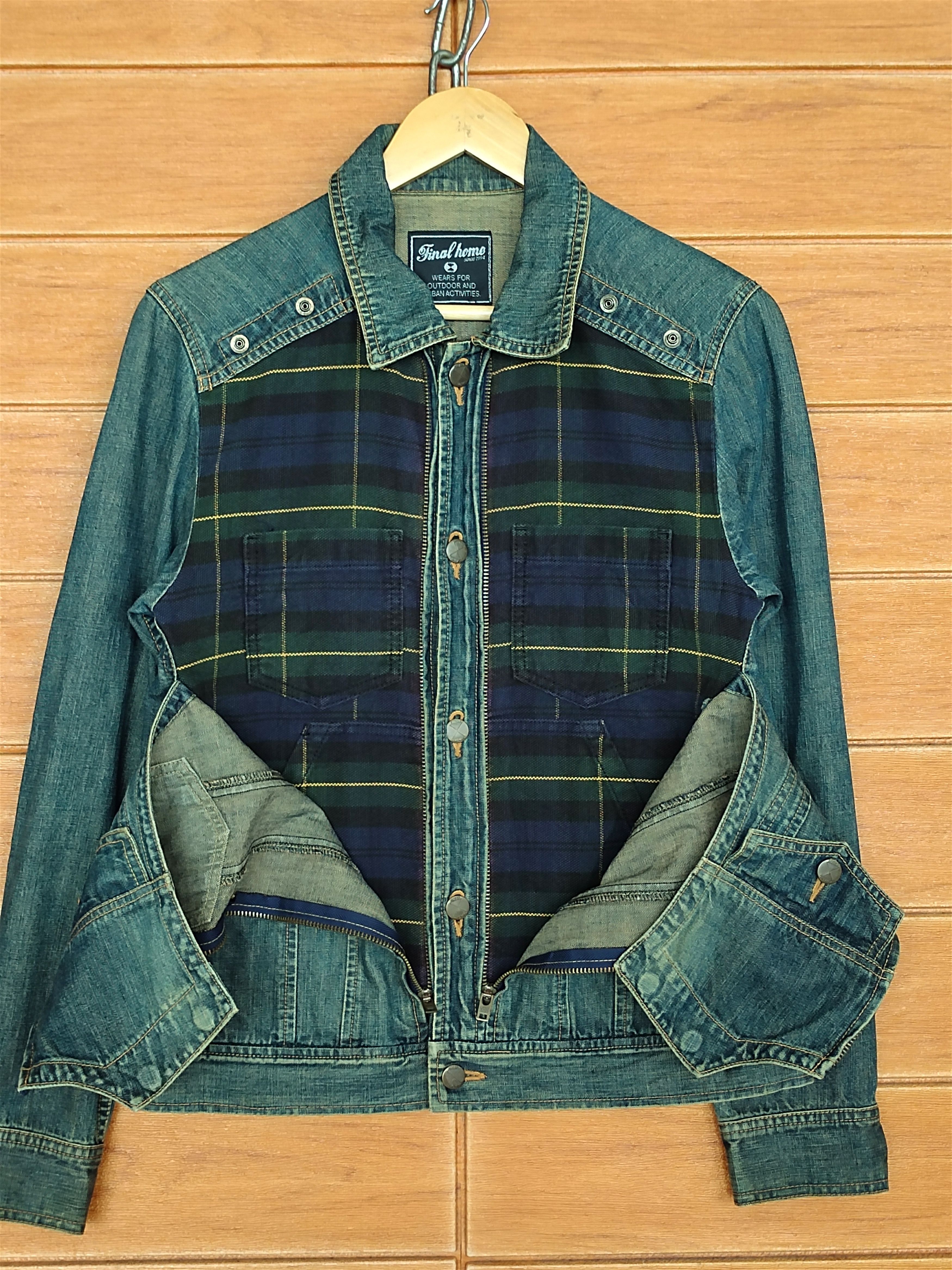 Final Home Iconic Piece Issey Miyake Final Home Open Chest Denim Jacket Size US S / EU 44-46 / 1 - 8 Thumbnail