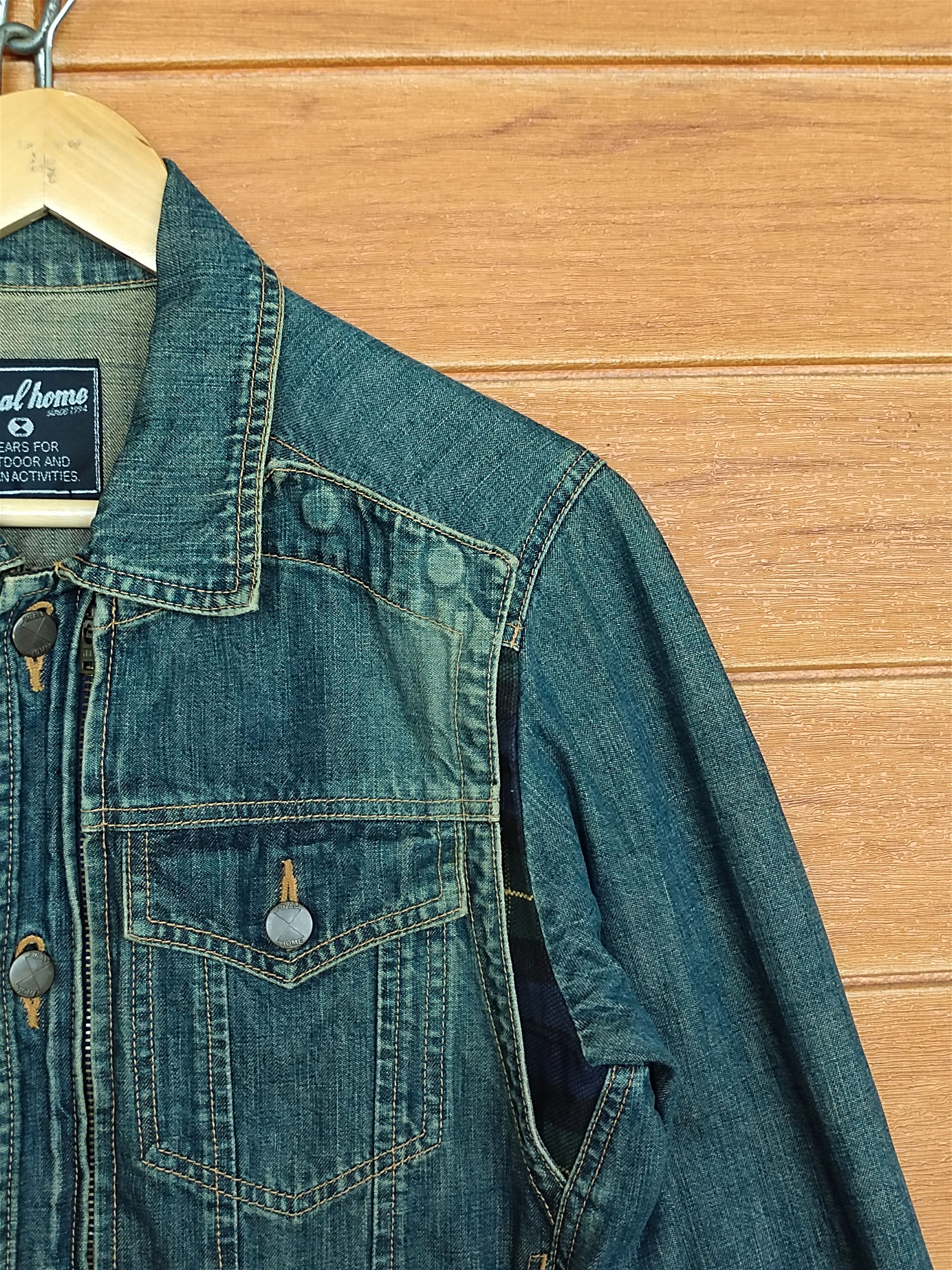 Final Home Iconic Piece Issey Miyake Final Home Open Chest Denim Jacket Size US S / EU 44-46 / 1 - 4 Thumbnail