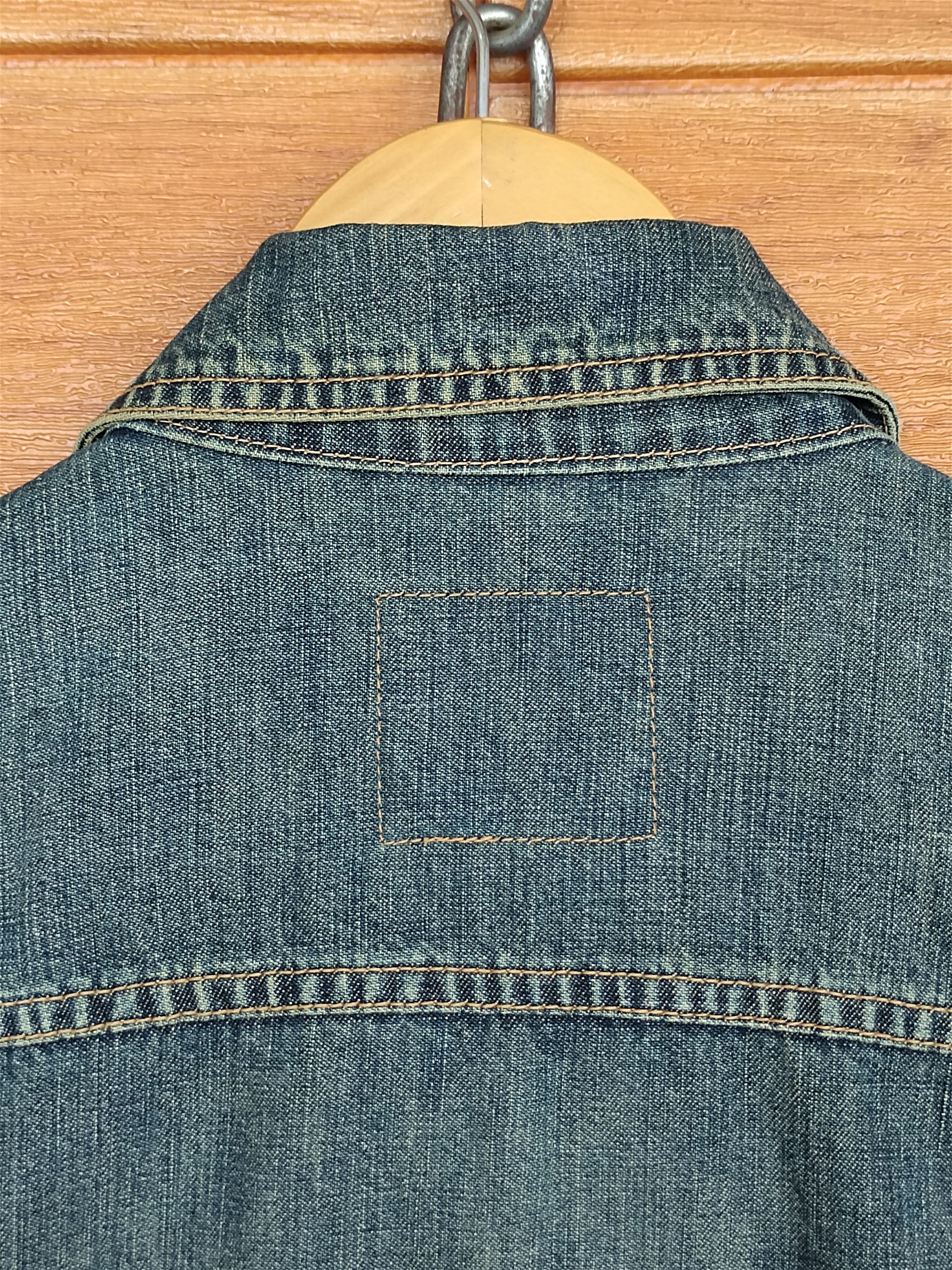 Final Home Iconic Piece Issey Miyake Final Home Open Chest Denim Jacket Size US S / EU 44-46 / 1 - 14 Thumbnail