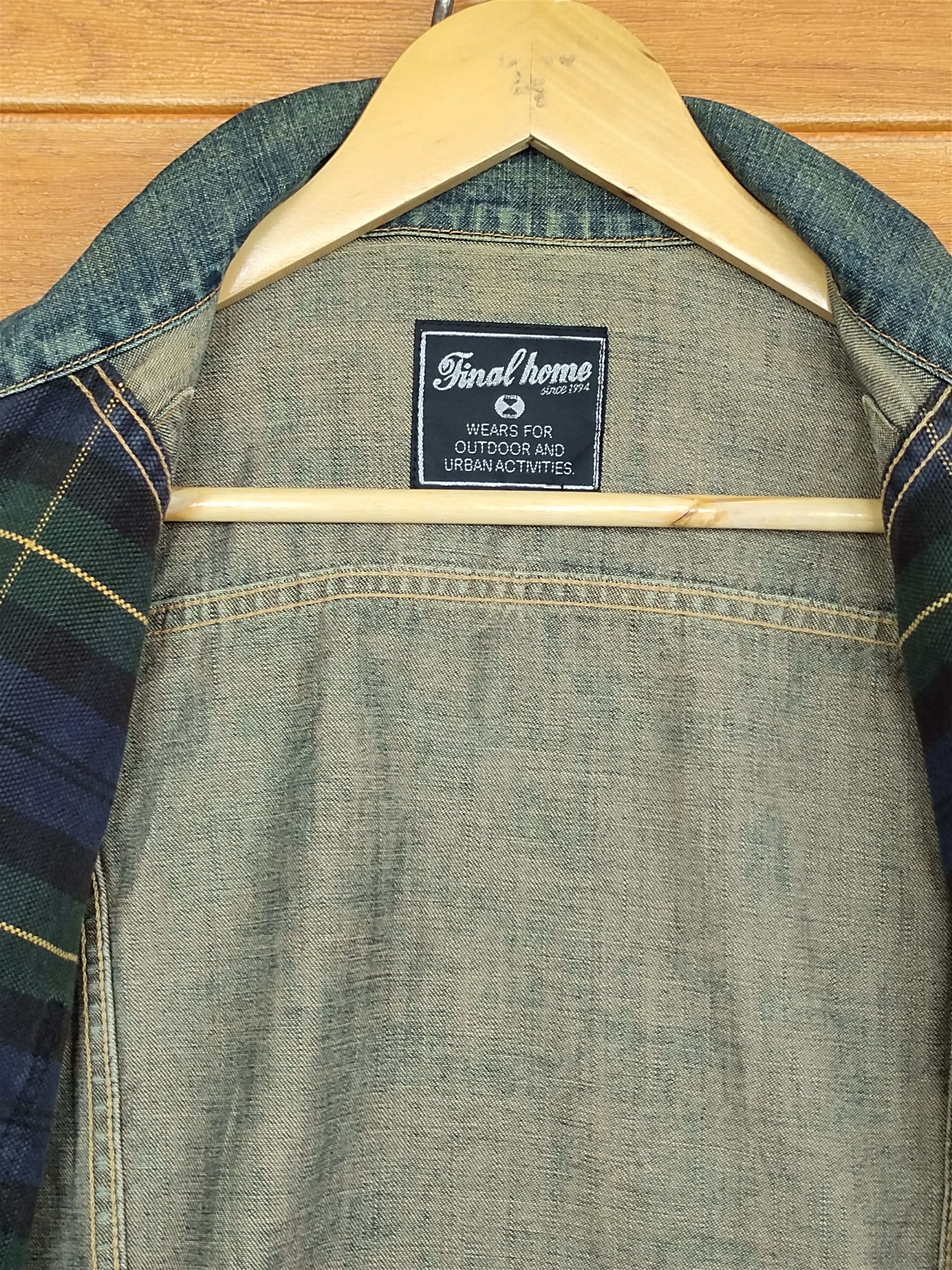 Final Home Iconic Piece Issey Miyake Final Home Open Chest Denim Jacket Size US S / EU 44-46 / 1 - 18 Thumbnail