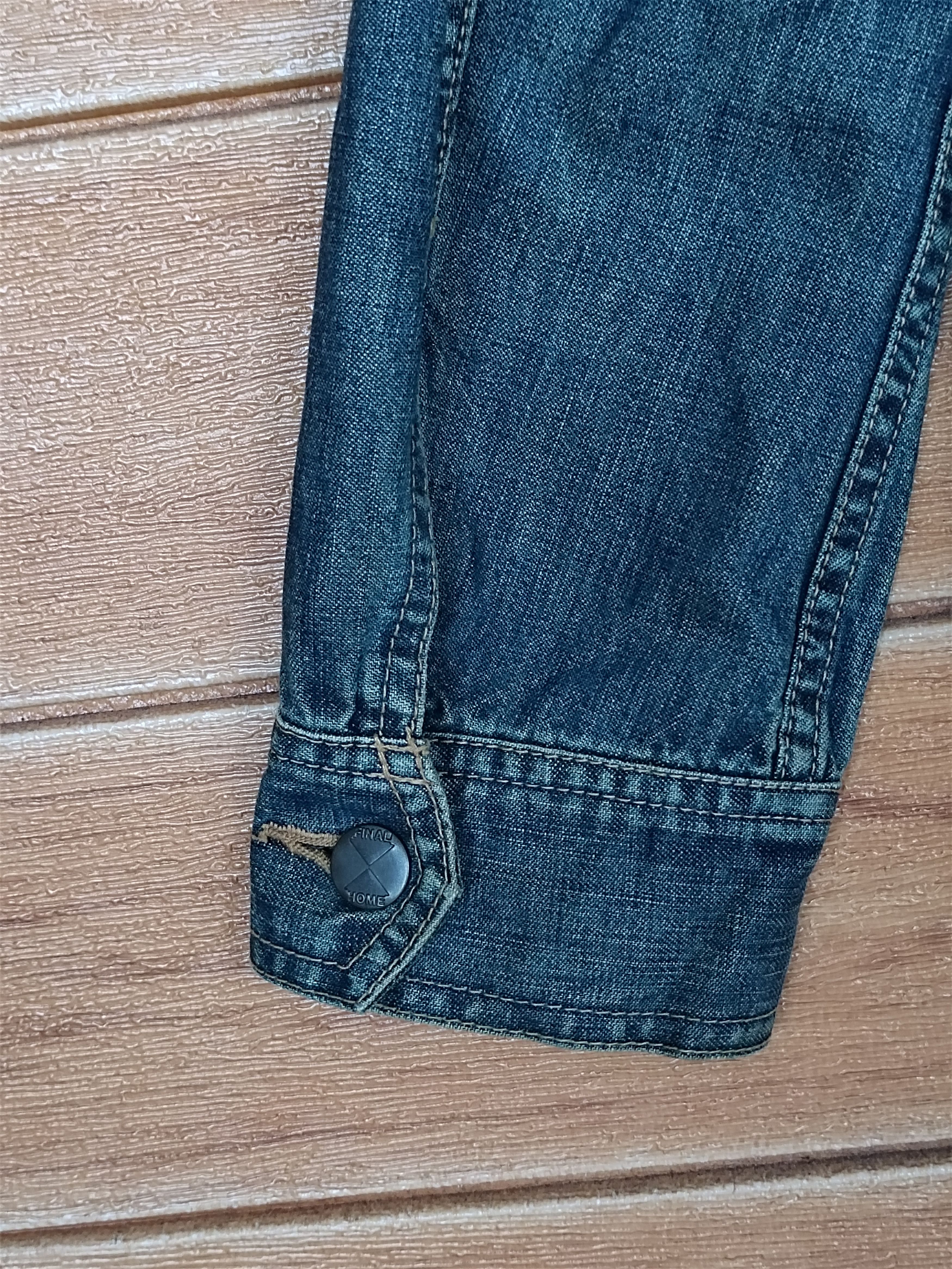 Final Home Iconic Piece Issey Miyake Final Home Open Chest Denim Jacket Size US S / EU 44-46 / 1 - 13 Thumbnail