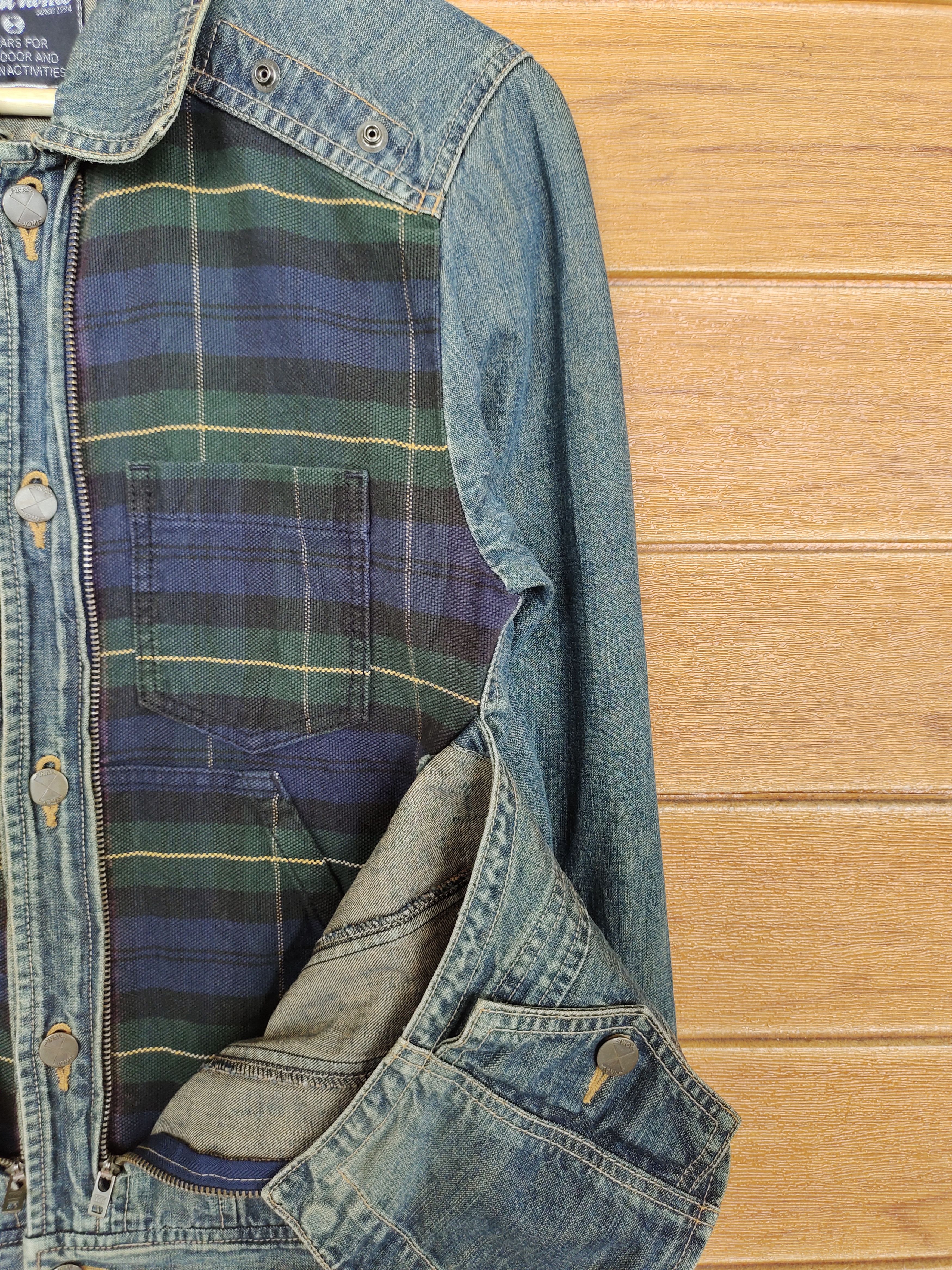Final Home Iconic Piece Issey Miyake Final Home Open Chest Denim Jacket Size US S / EU 44-46 / 1 - 9 Thumbnail