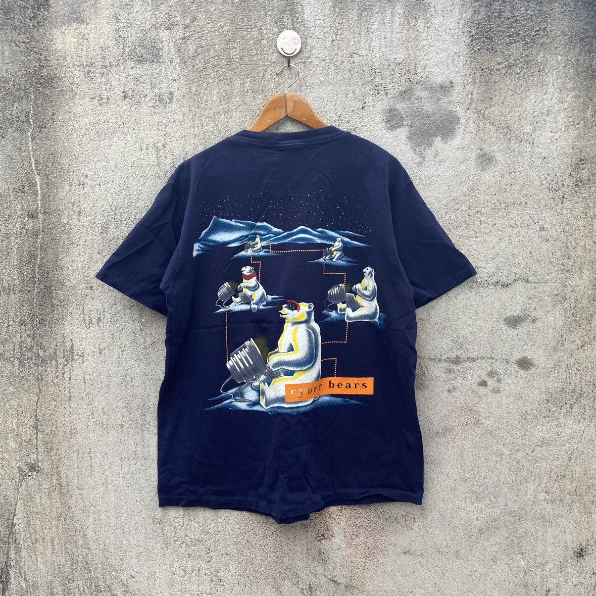 Coca Cola Vintage 90s coke bear tshirt Size US XL / EU 56 / 4 - 2 Thumbnail