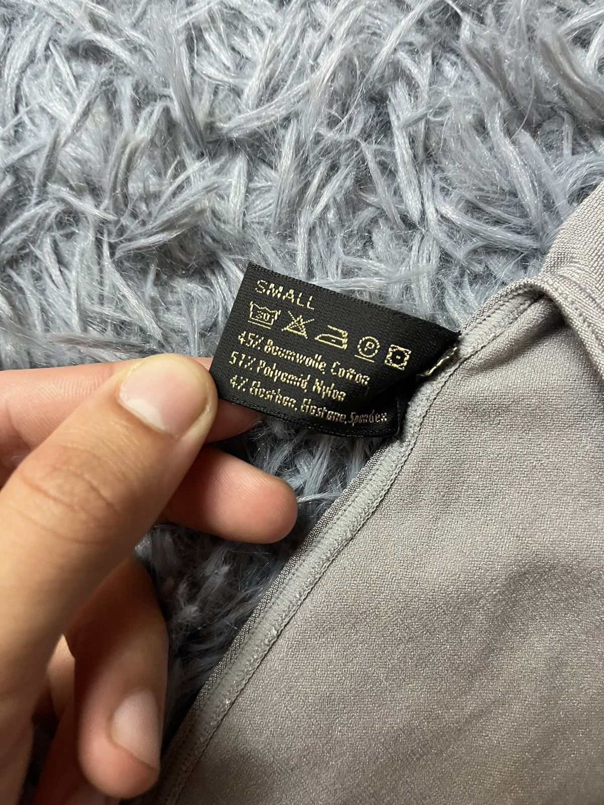 Vintage × Wolford Wolford 00s vintage Y2K minimalist grey avant garde bodysuit Size S / US 4 / IT 40 - 3 Thumbnail