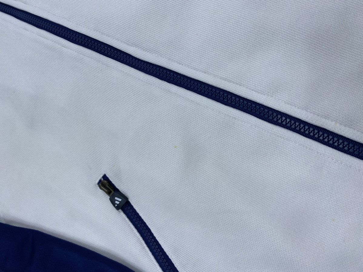 Adidas LASTDROP🔥 90s Adidas Lime Blue White Vintage Track Jacket Size US M / EU 48-50 / 2 - 2 Thumbnail