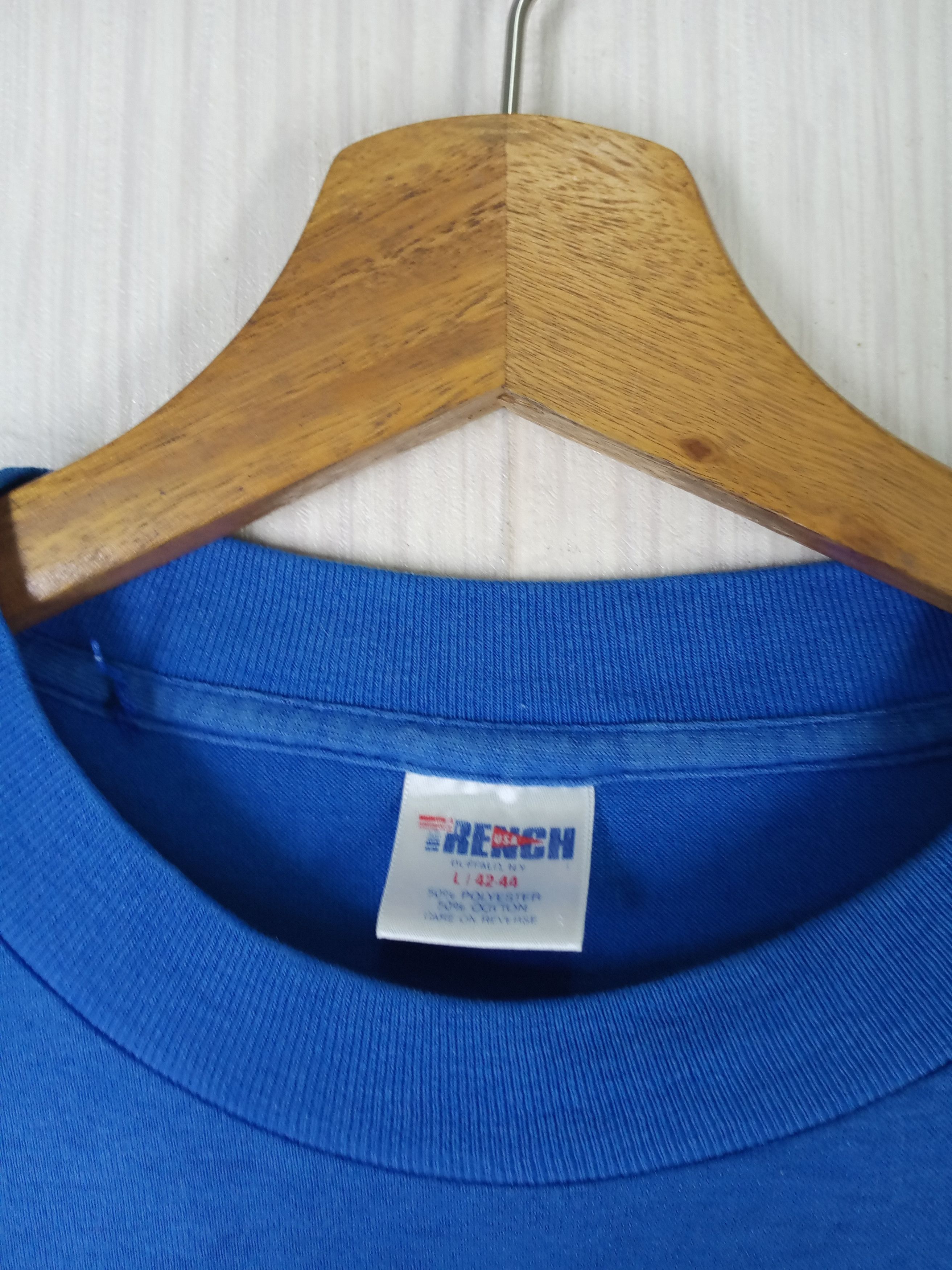 NBA Vintage 1992 New York Knicks Big Logo Tshirt Size US L / EU 52-54 / 3 - 7 Thumbnail