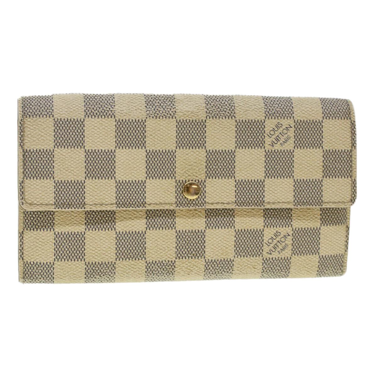 Auth Louis Vuitton Monogram Porto Mone Credit M61725 Men,Women,Unisex  LongWallte