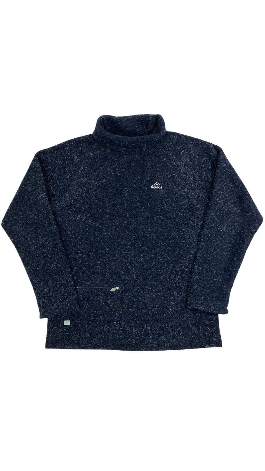 Adidas 🔥LASTDROP🔥 Vintage Adidas Rollneck Fleece Warm Sweatshirt Size S / US 4 / IT 40 - 1 Thumbnail