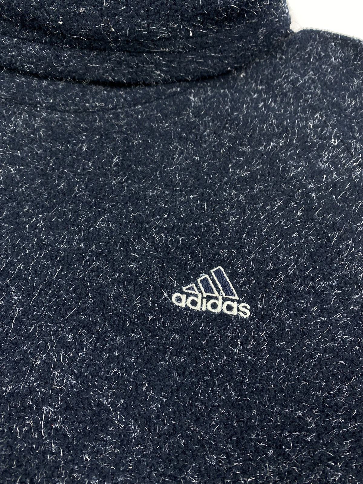 Adidas 🔥LASTDROP🔥 Vintage Adidas Rollneck Fleece Warm Sweatshirt Size S / US 4 / IT 40 - 3 Thumbnail