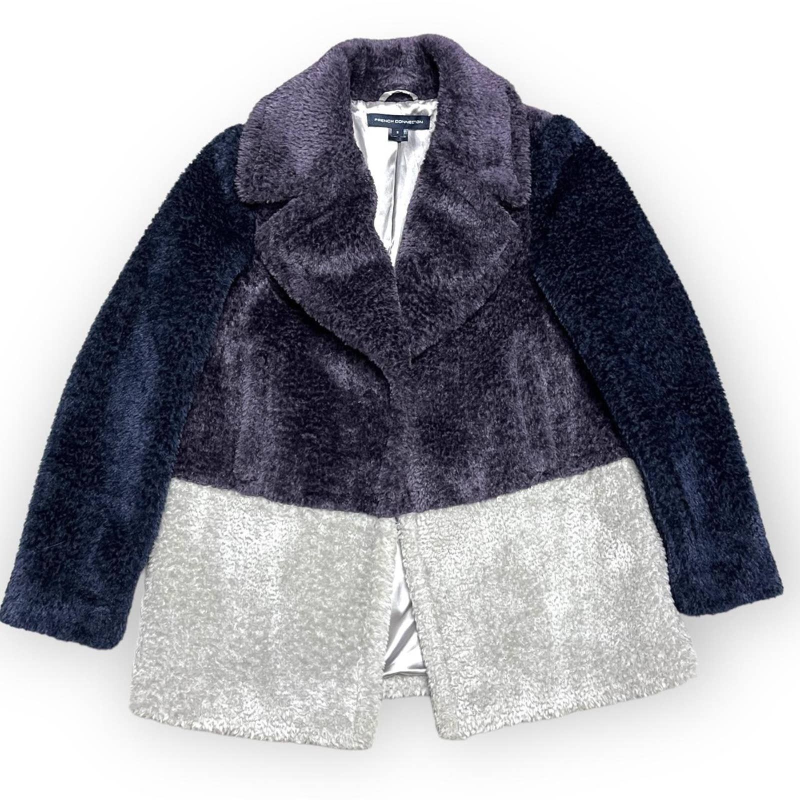 French Connection French Connection FAUX FUR Luxury Designer Winter Coat Size S / US 4 / IT 40 - 1 Thumbnail
