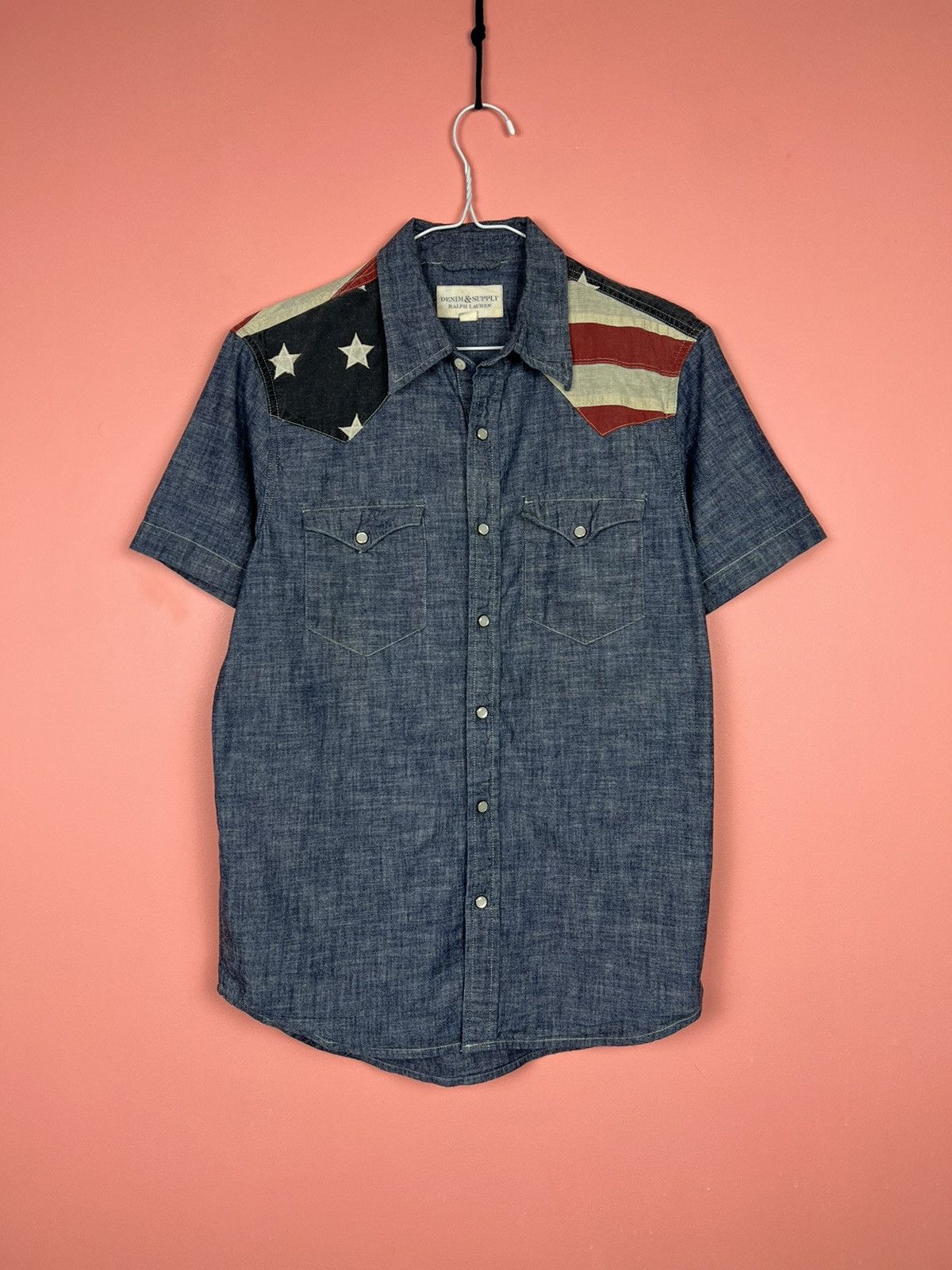 Ralph Lauren Denim and supply ralph shirt flag sleeve button sale Size US M / EU 48-50 / 2 - 1 Thumbnail