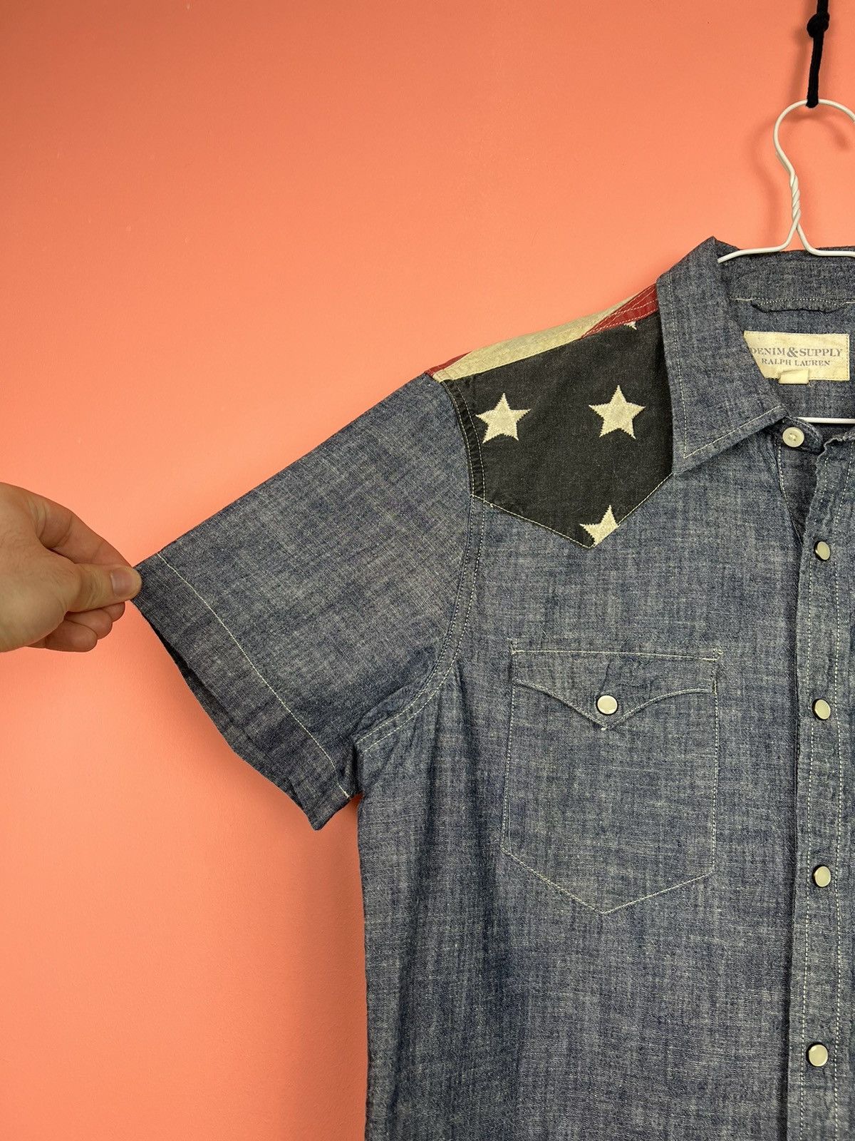 Ralph Lauren Denim and supply ralph shirt flag sleeve button sale Size US M / EU 48-50 / 2 - 3 Thumbnail