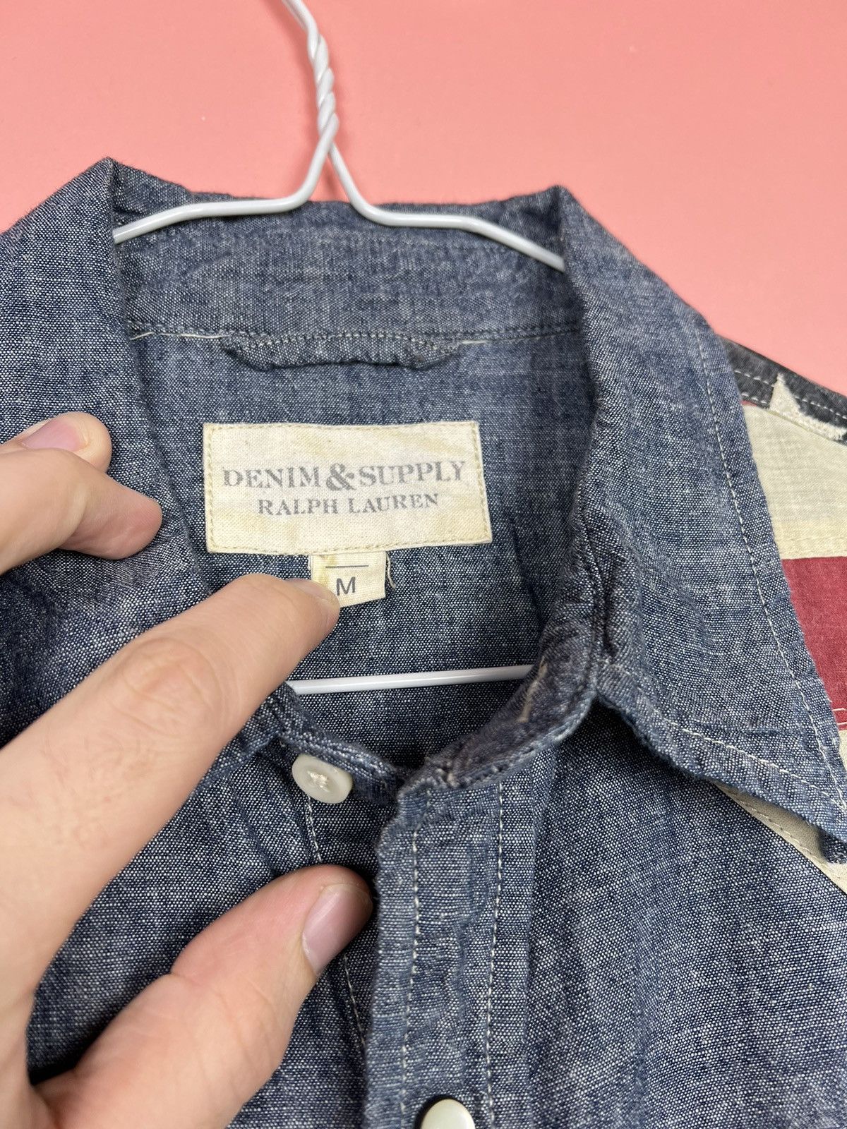 Ralph Lauren Denim and supply ralph shirt flag sleeve button sale Size US M / EU 48-50 / 2 - 4 Thumbnail