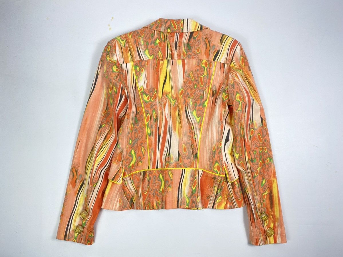 Vintage 🔥LASTDROP🔥 W' Italy Acid Abstract Rusted Jacket Coat Size M / US 6-8 / IT 42-44 - 8 Thumbnail