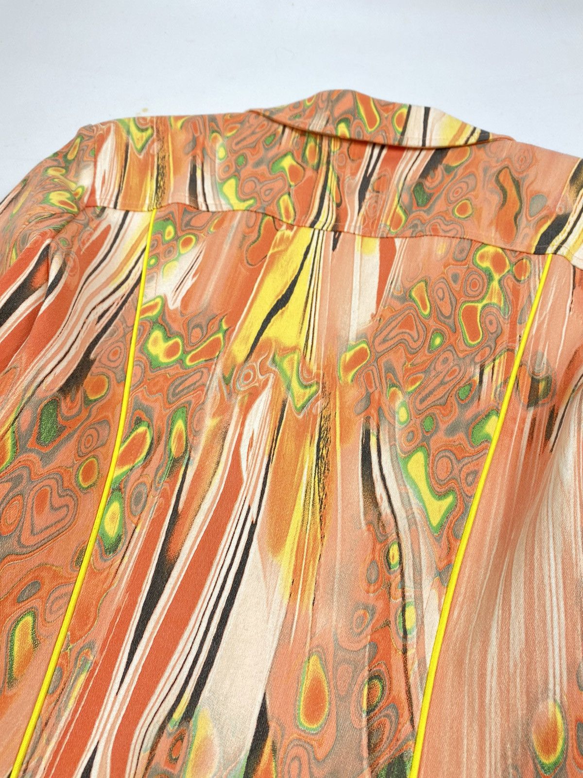 Vintage 🔥LASTDROP🔥 W' Italy Acid Abstract Rusted Jacket Coat Size M / US 6-8 / IT 42-44 - 9 Thumbnail