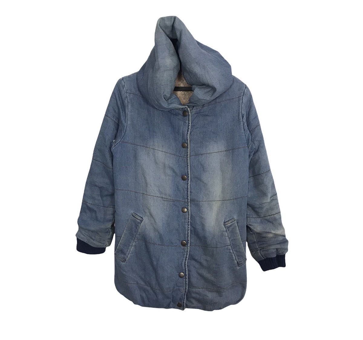 Japanese Brand Archives Hoodies Denim Parka Jacket Sherpa Inner Fluffy Size US M / EU 48-50 / 2 - 1 Thumbnail