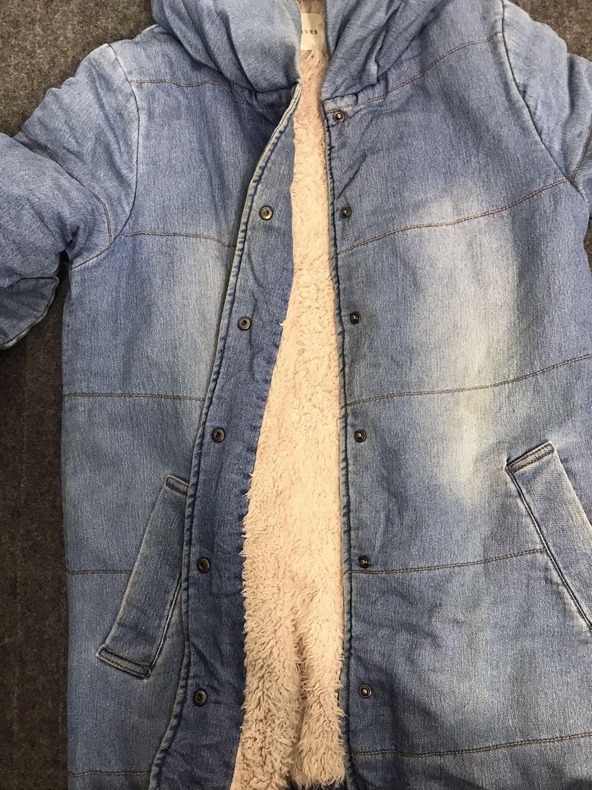 Japanese Brand Archives Hoodies Denim Parka Jacket Sherpa Inner Fluffy Size US M / EU 48-50 / 2 - 3 Thumbnail