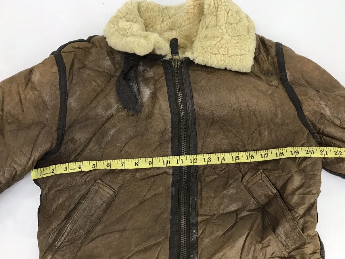 Genuine Leather 90s Type B3 Flight Bomber Sherpa Jacket Leather Size US M / EU 48-50 / 2 - 9 Thumbnail