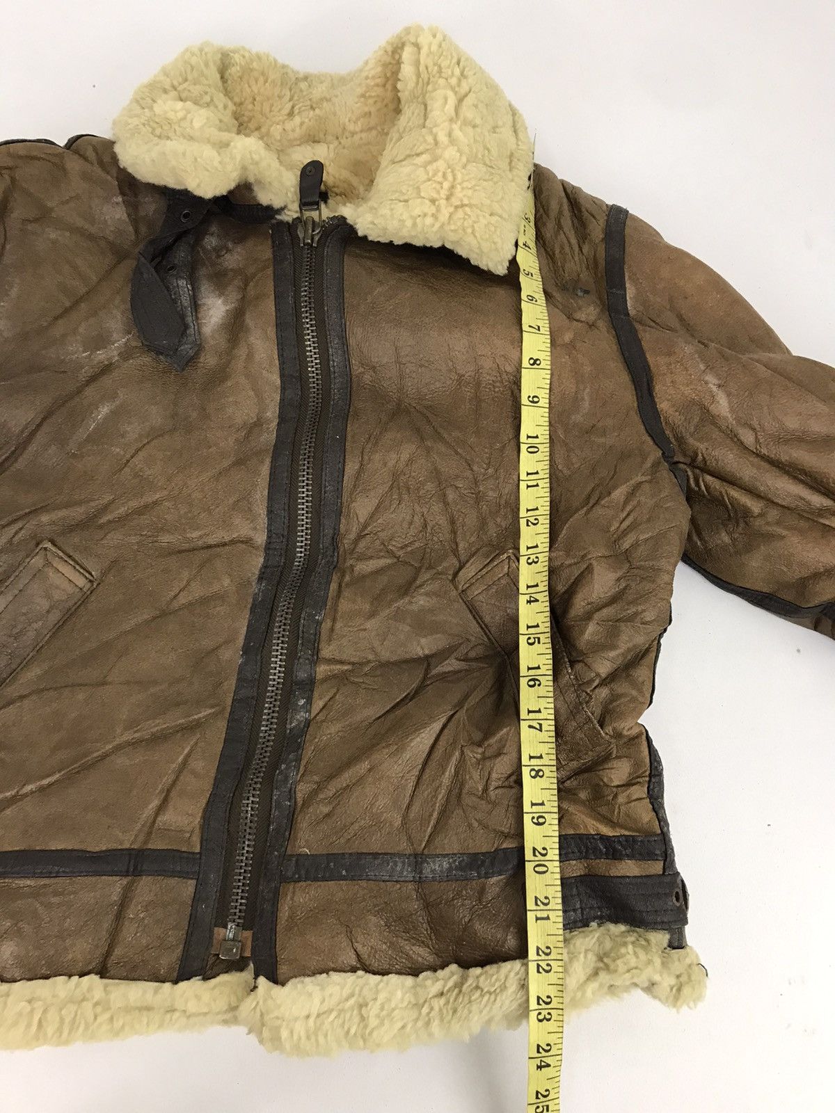 Genuine Leather 90s Type B3 Flight Bomber Sherpa Jacket Leather Size US M / EU 48-50 / 2 - 10 Thumbnail