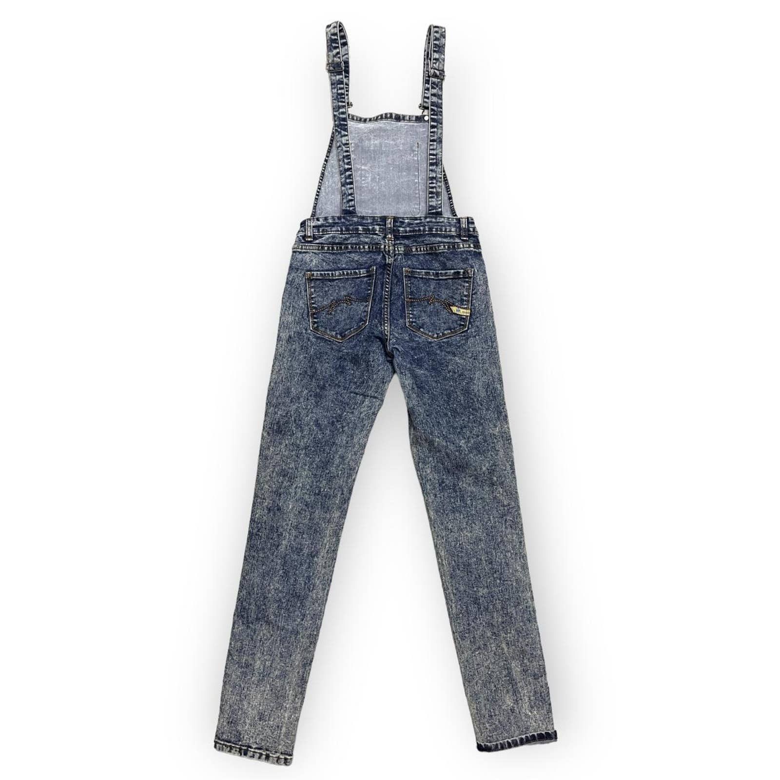 Parasuco Parasuco Vintage Wash Skinny Denim Designer Overalls Jeans Size 26" / US 2 / IT 38 - 3 Thumbnail