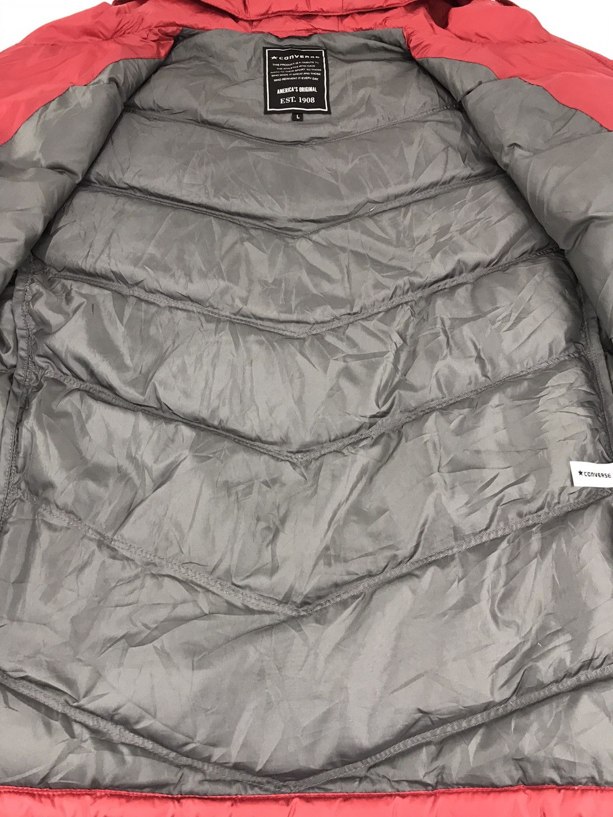 Converse × Vintage Vintage Converse Puffer Quilted Padded Jacket Size US M / EU 48-50 / 2 - 4 Thumbnail