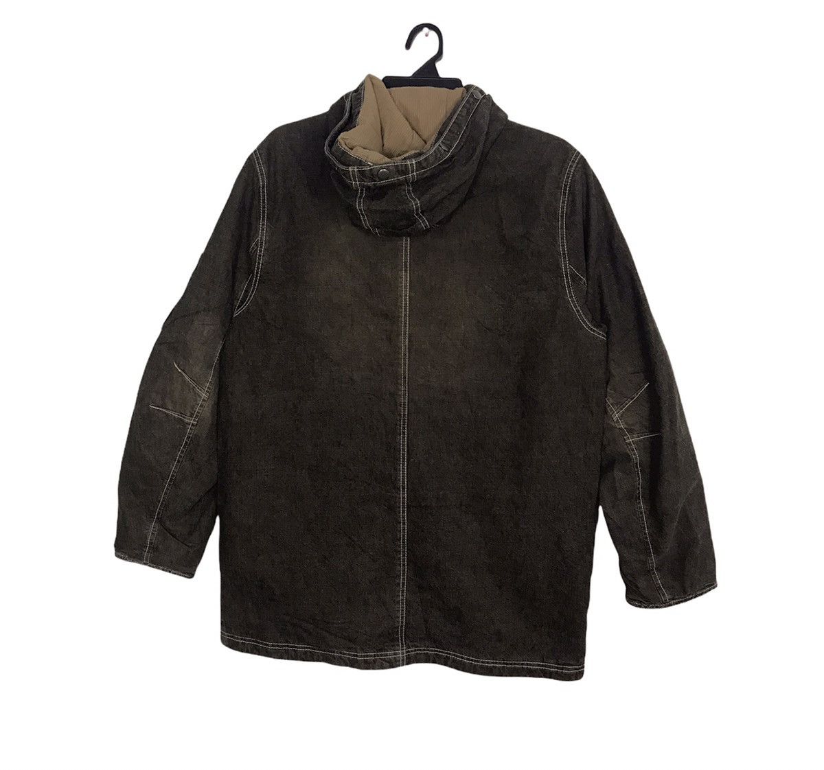 Japanese Brand × Vintage Ventina Brown Heavy Padded Denim Jacket Classic Size US L / EU 52-54 / 3 - 6 Thumbnail