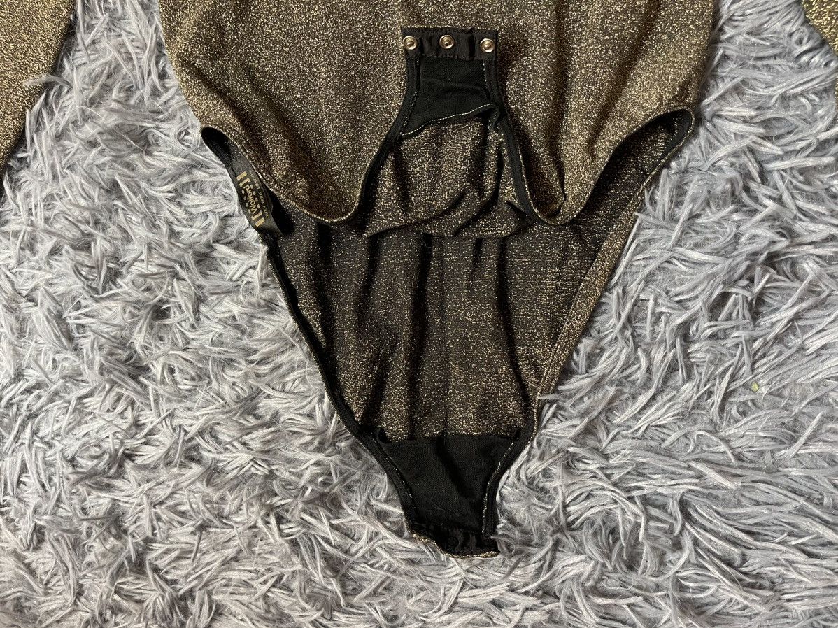 Vintage × Wolford Wolford avant Garde Y2K vintage gold bodysuit Size S / US 4 / IT 40 - 6 Thumbnail