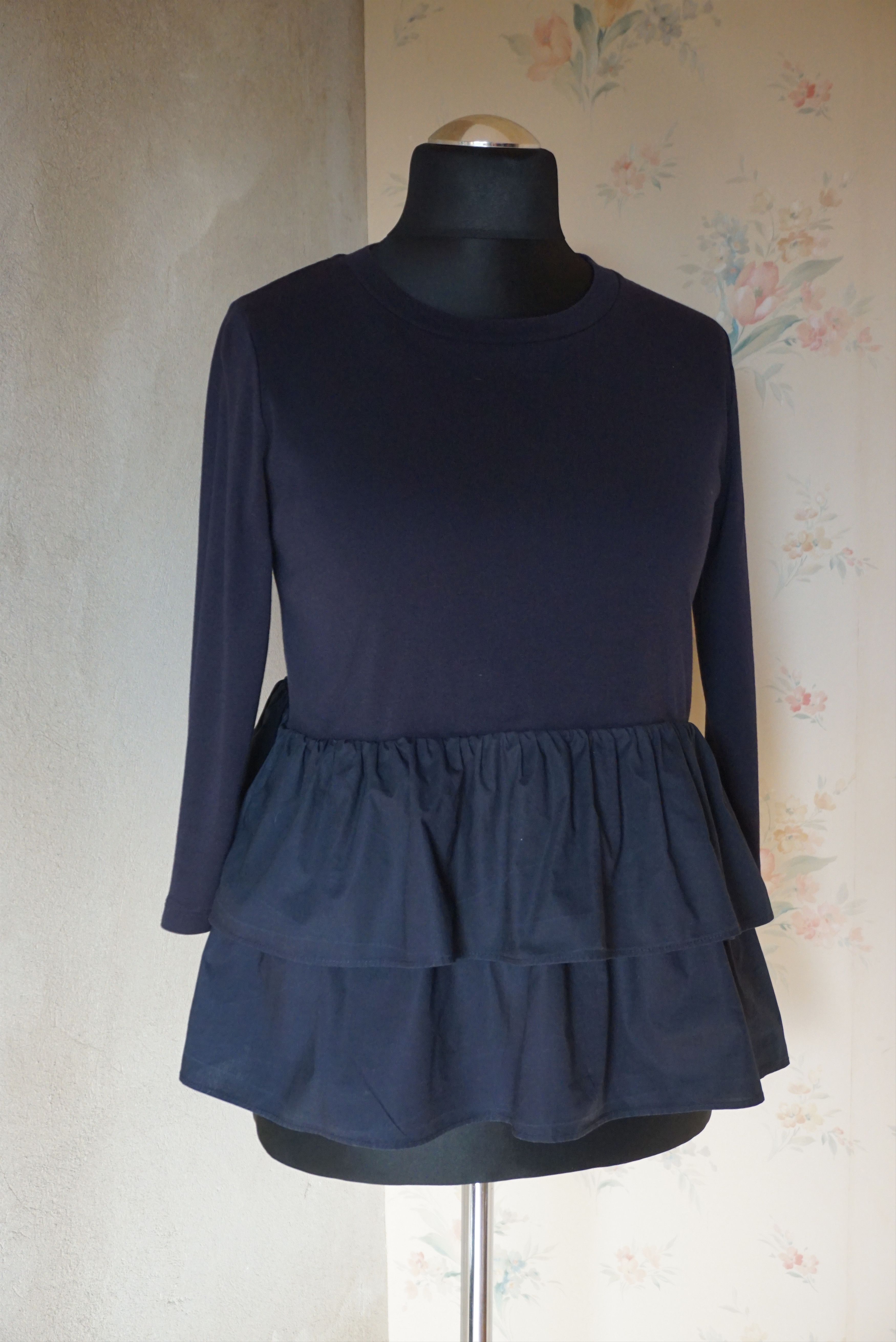 Cos COS XS US 2/4 navy blouse casual top minimal contemporary Size XS / US 0-2 / IT 36-38 - 7 Thumbnail