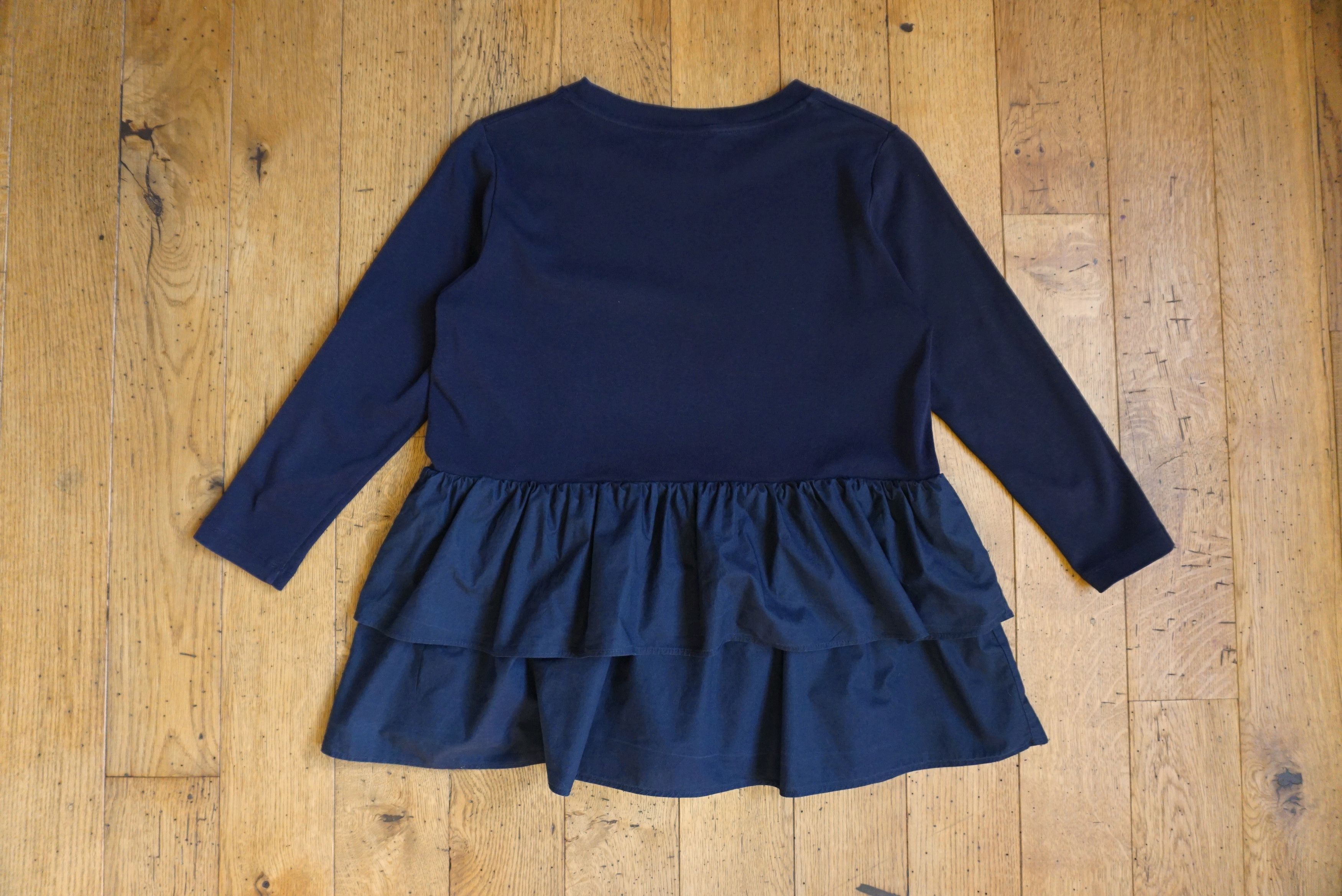 Cos COS XS US 2/4 navy blouse casual top minimal contemporary Size XS / US 0-2 / IT 36-38 - 17 Thumbnail