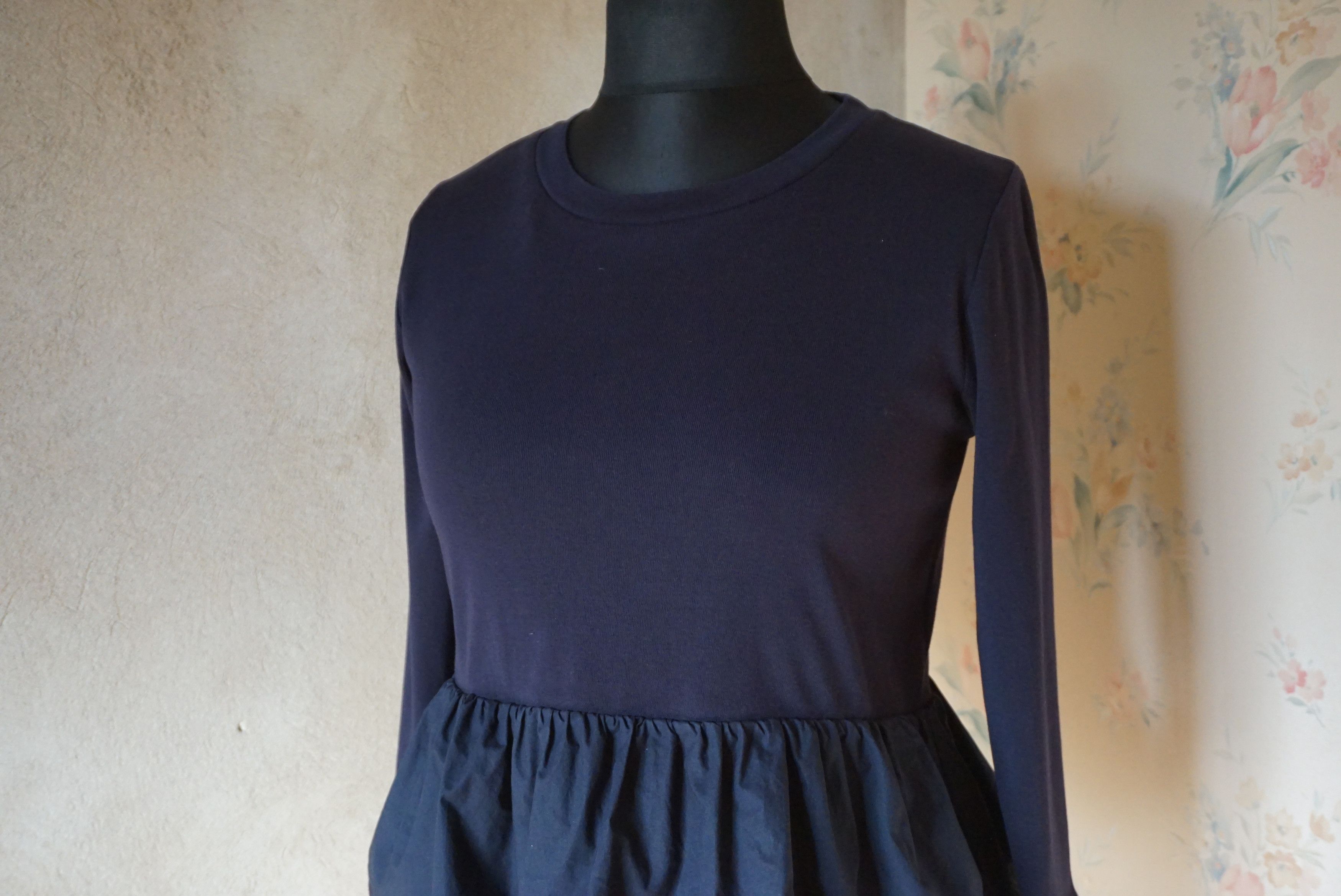 Cos COS XS US 2/4 navy blouse casual top minimal contemporary Size XS / US 0-2 / IT 36-38 - 6 Thumbnail