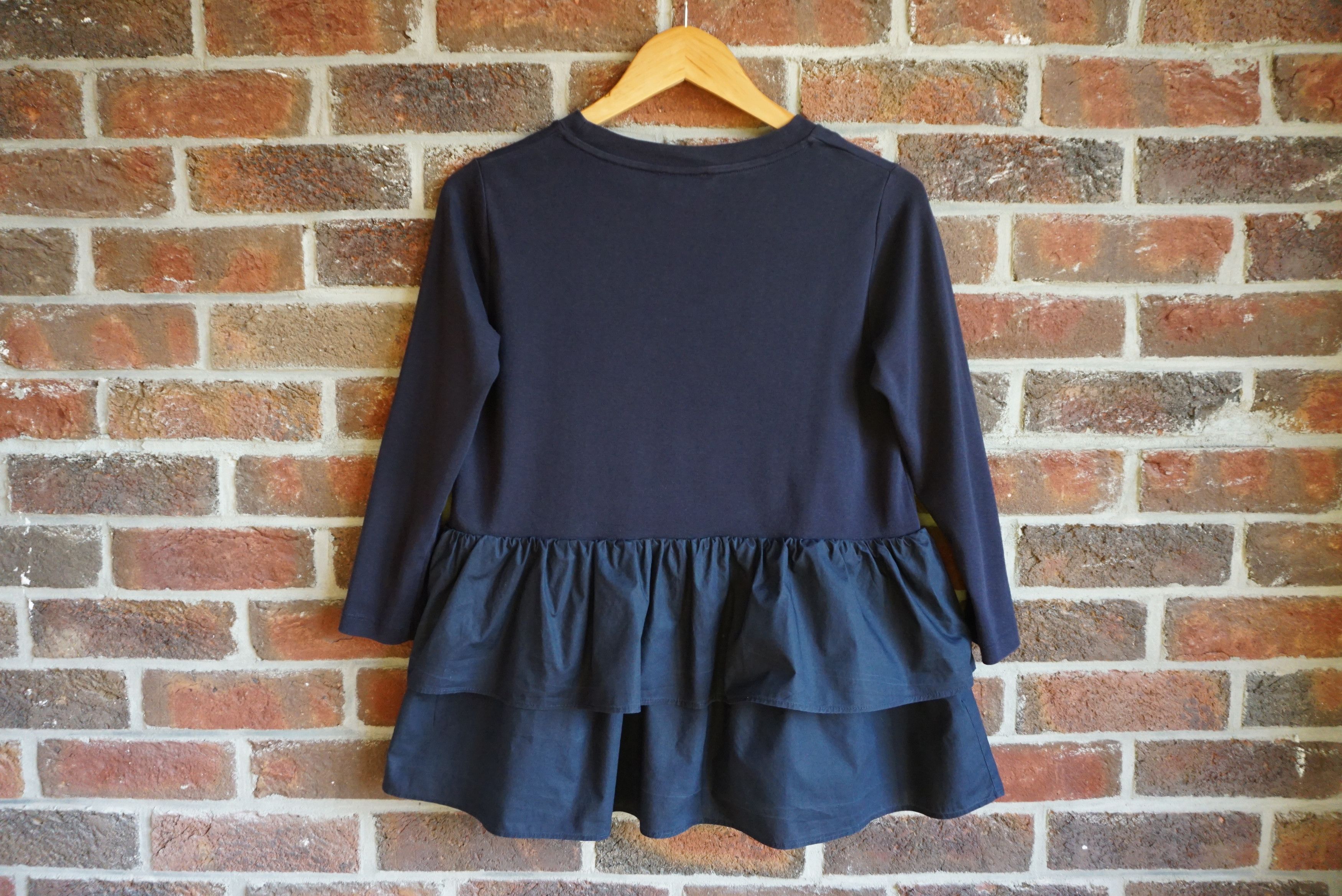 Cos COS XS US 2/4 navy blouse casual top minimal contemporary Size XS / US 0-2 / IT 36-38 - 4 Thumbnail