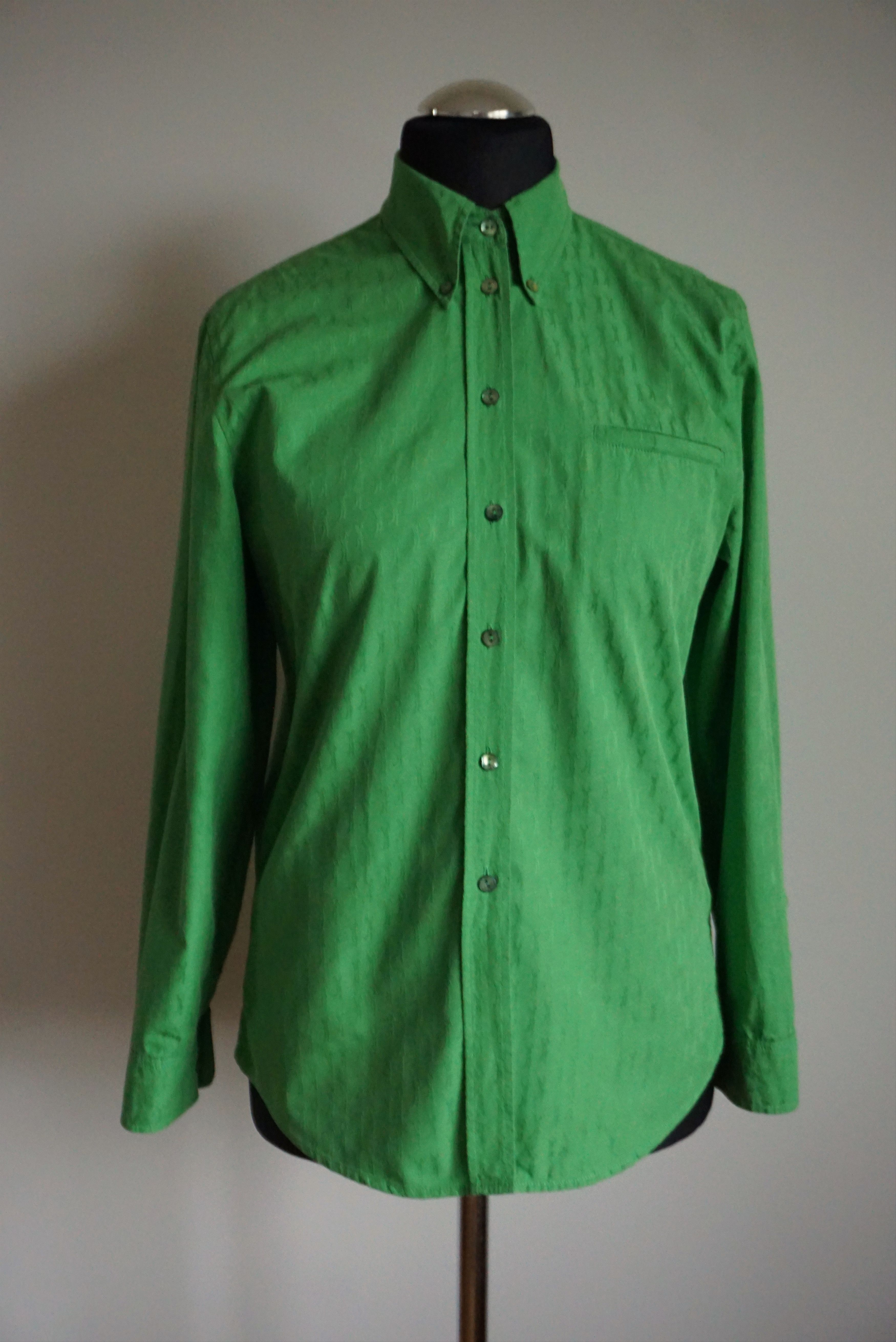 Designer Womens Escada Sport green shirt blouse patterned Size S / US 4 / IT 40 - 2 Thumbnail